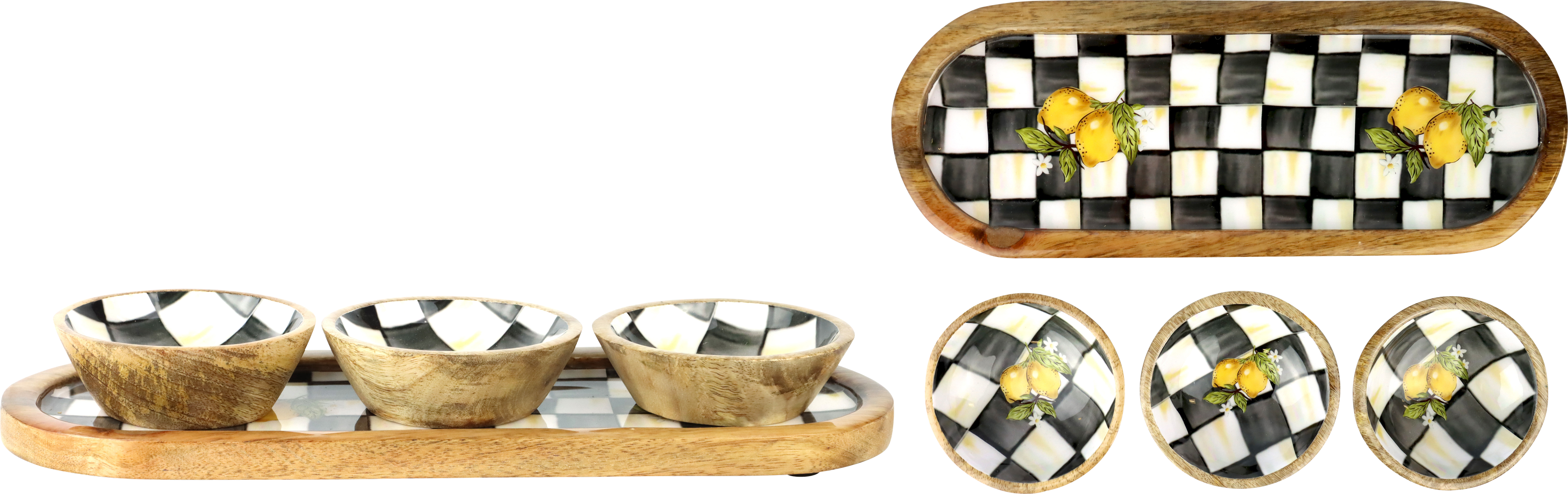 5577 SCHALENENSEMBLE LEMON BLISS  S/4