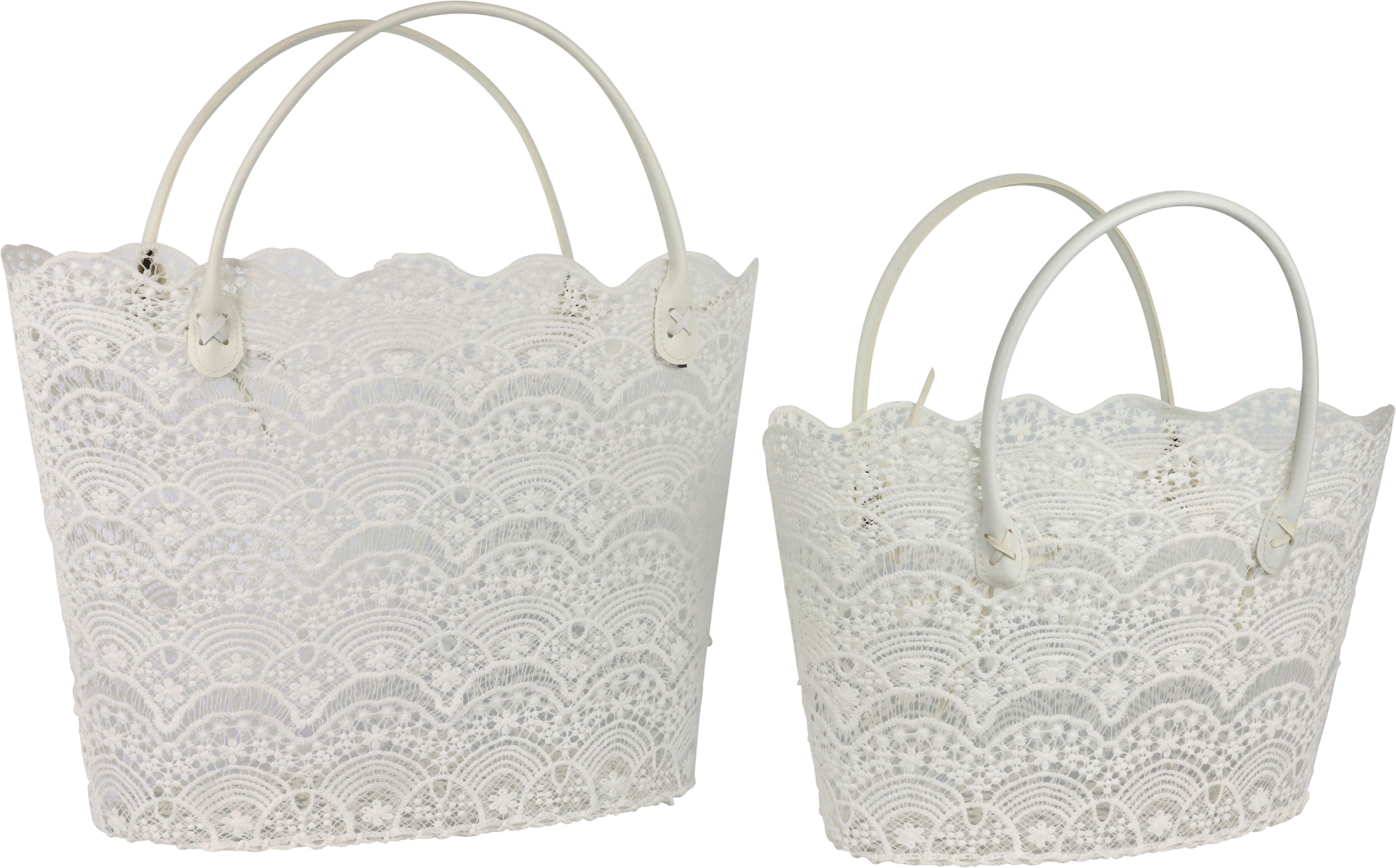 5615 KORBTASCHEN LACE  S/2