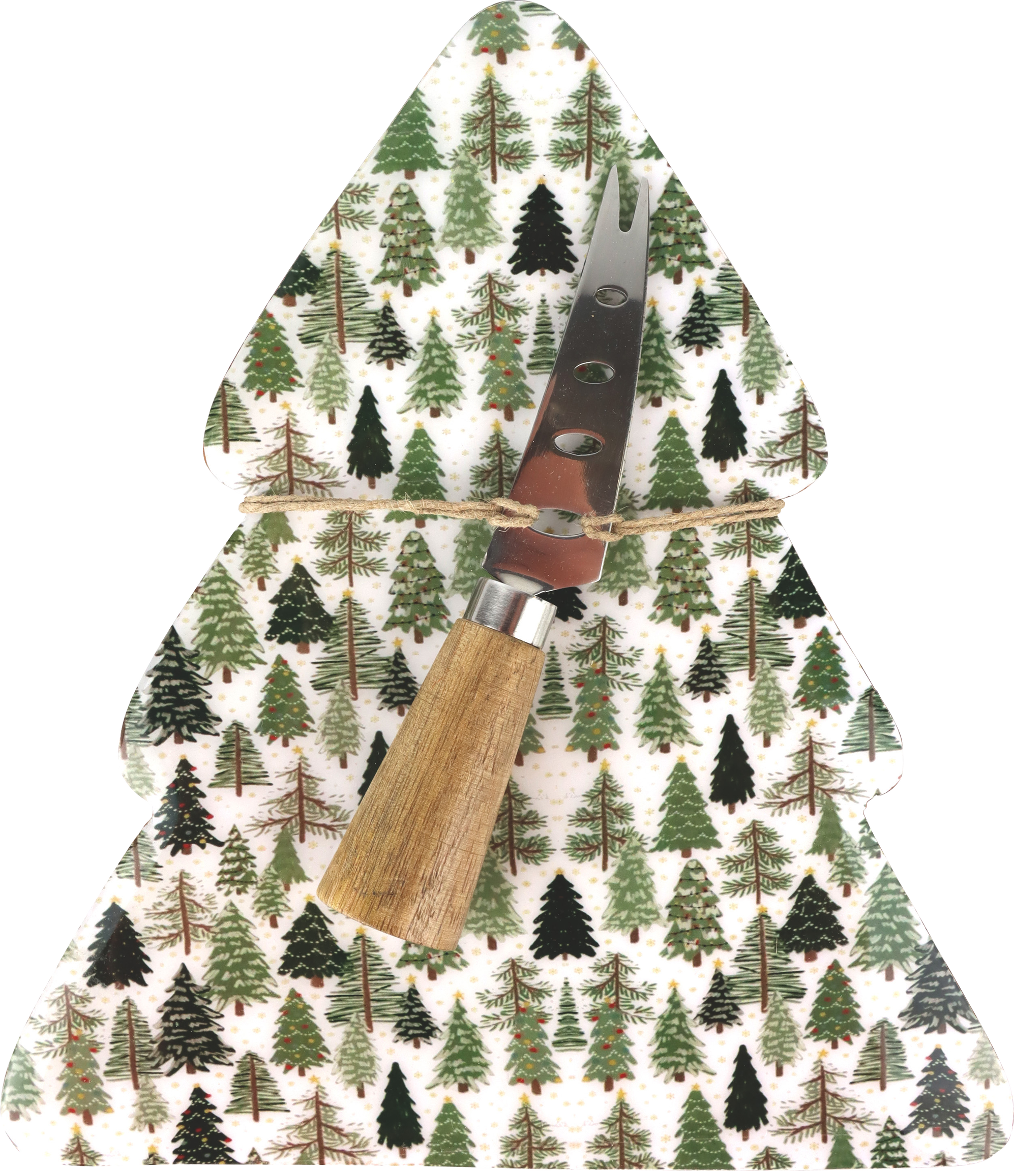 5682 HOLZBRETT M.M. FESTIVE FOREST  S/2