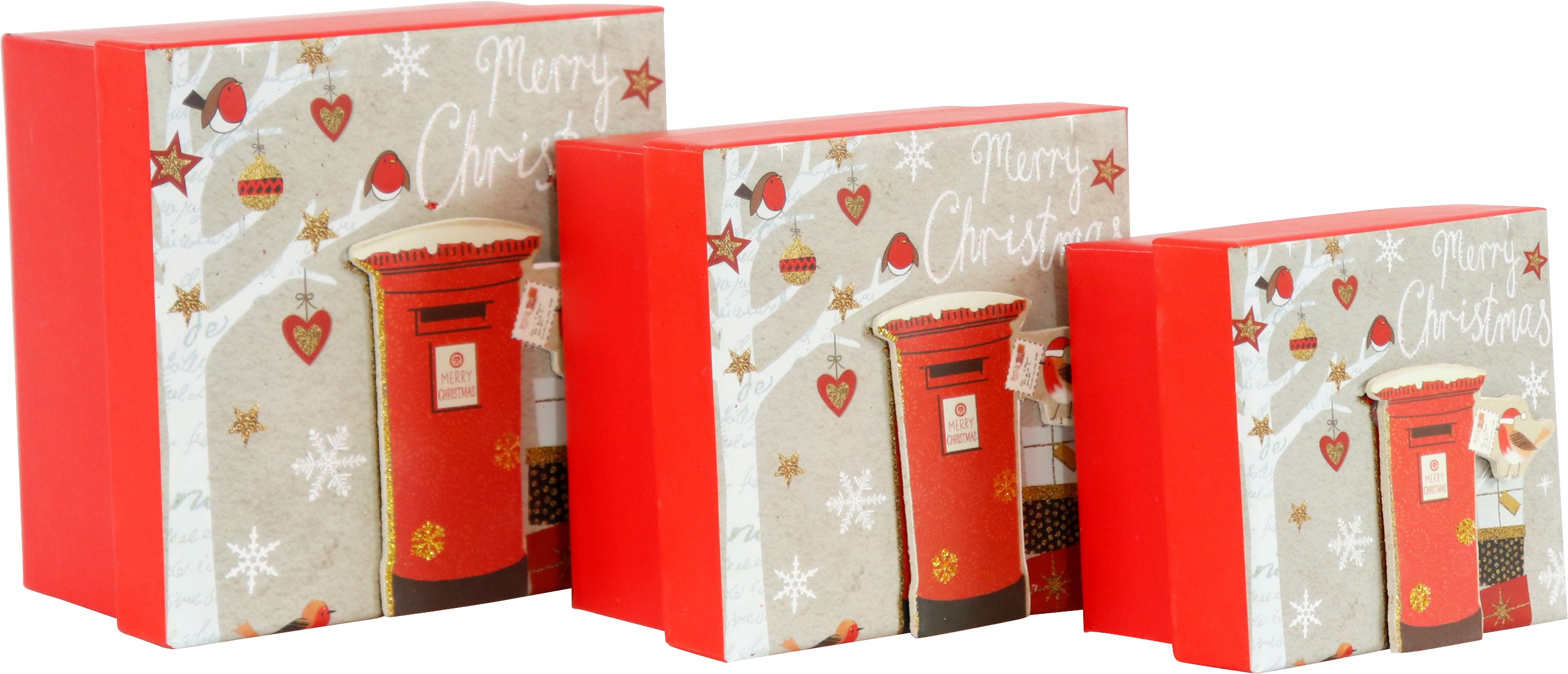 6024 SCATOLE REGALO  LETTERBOX  3PZ