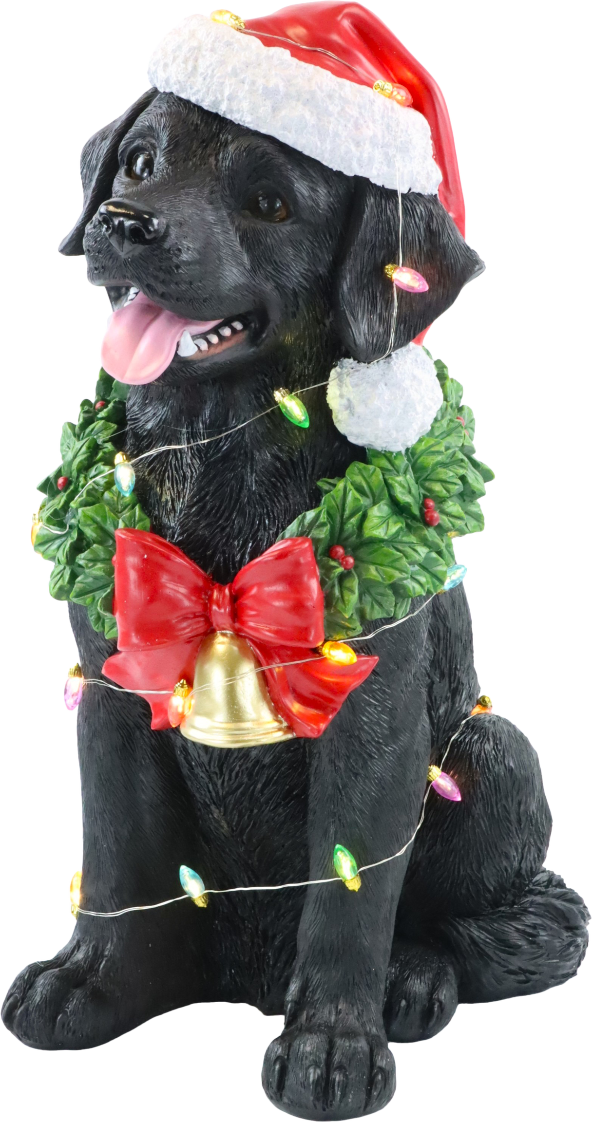 6056 LED-DOG SANTA DOG