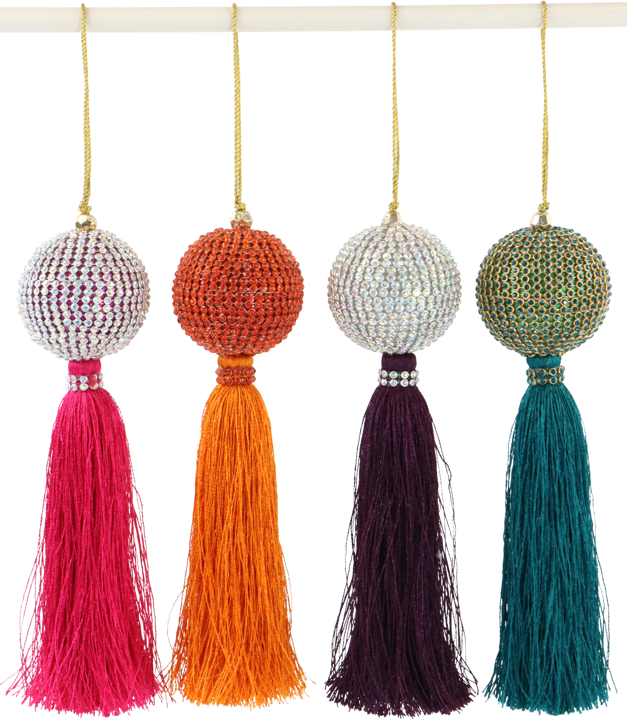 6140 TASSELS SILKEN REFLECTIONS  S/4
