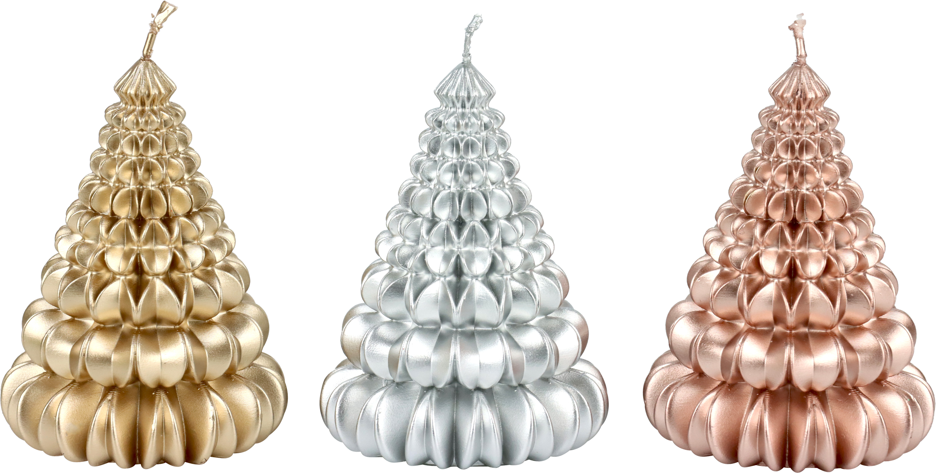 6156 TREECANDELS FOREST FLAME  S/3