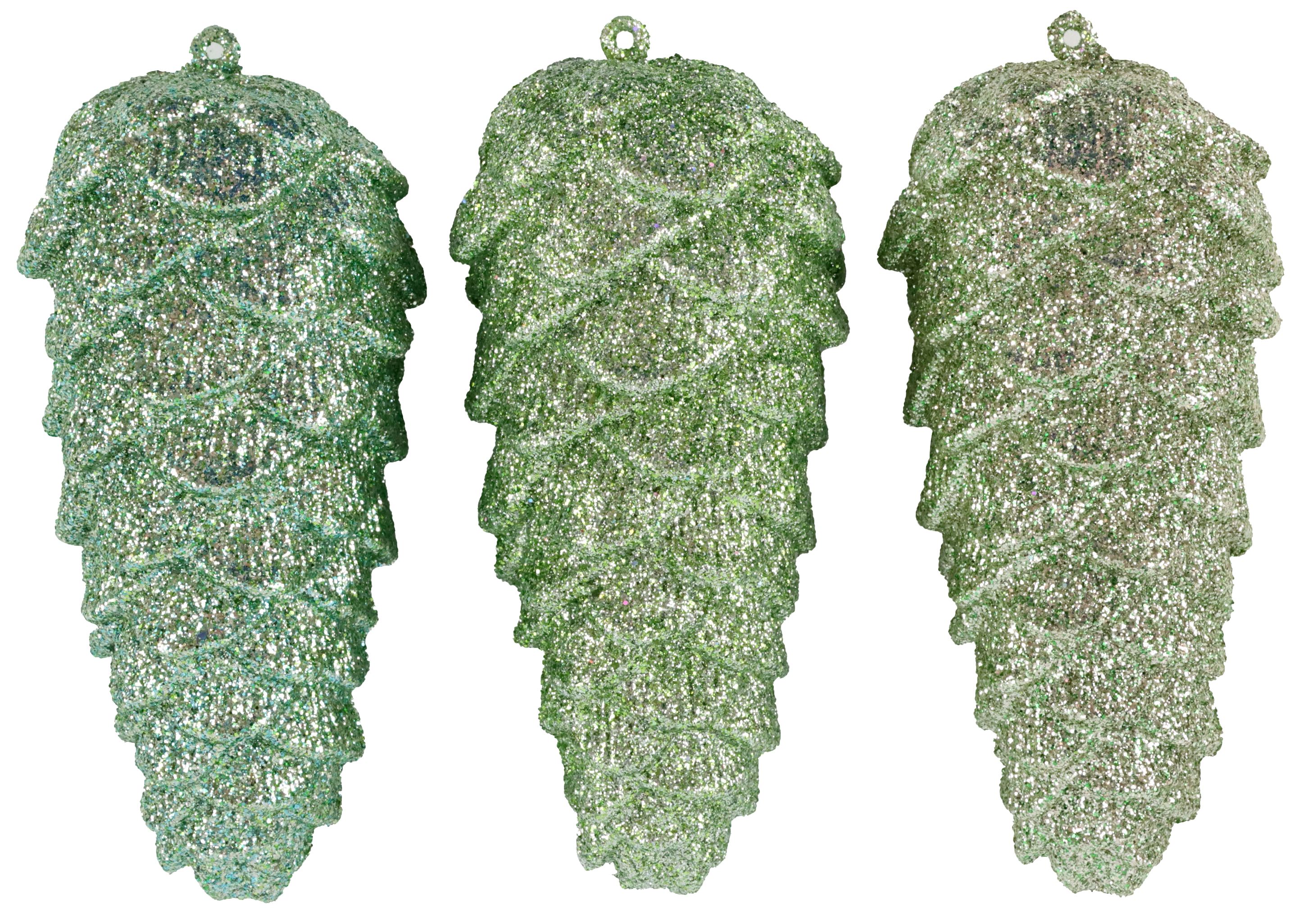 6211 GLITTER CONE GLORY  S/3