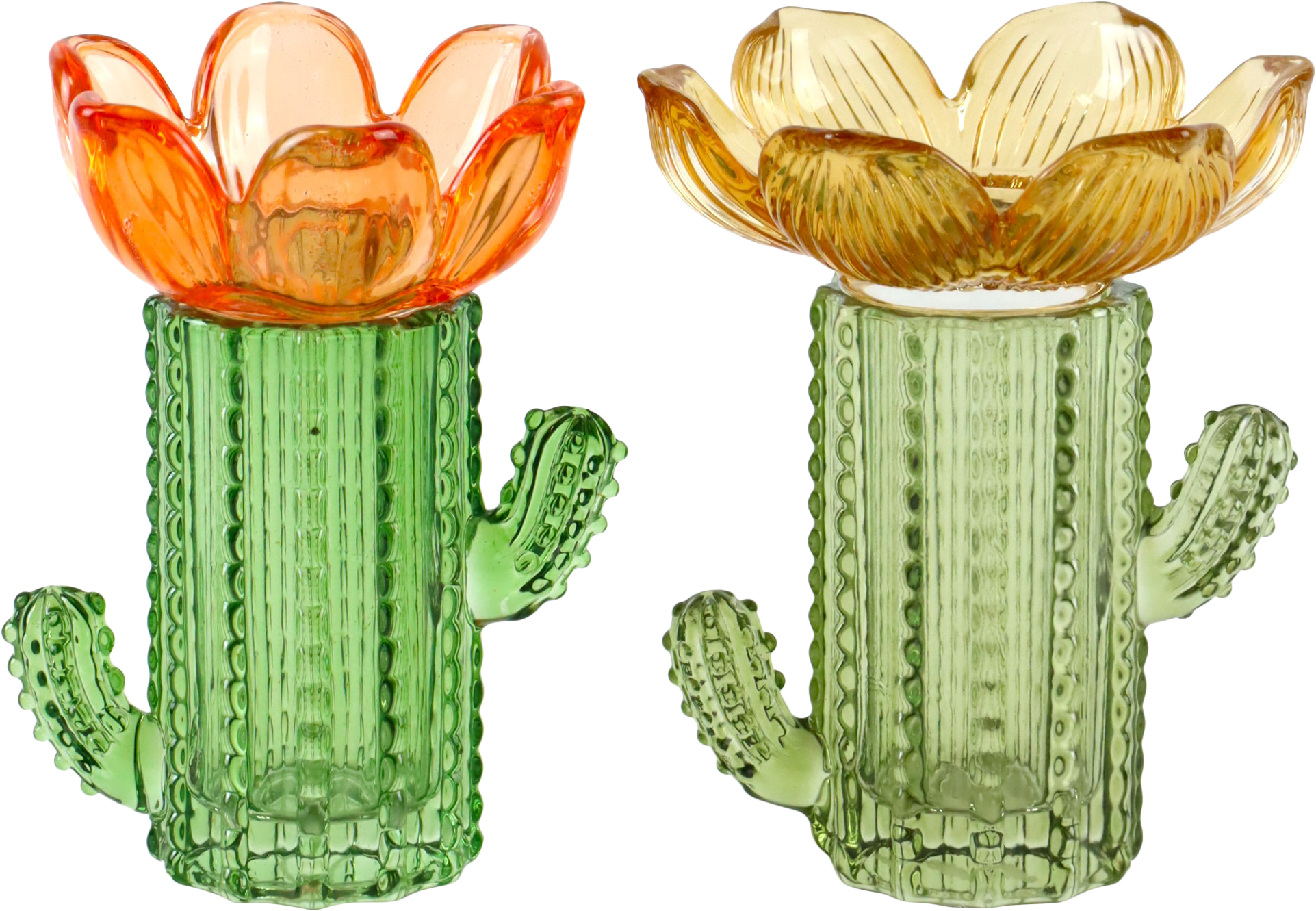 6406 LEUCHTER CHARMING CACTUS  S/2