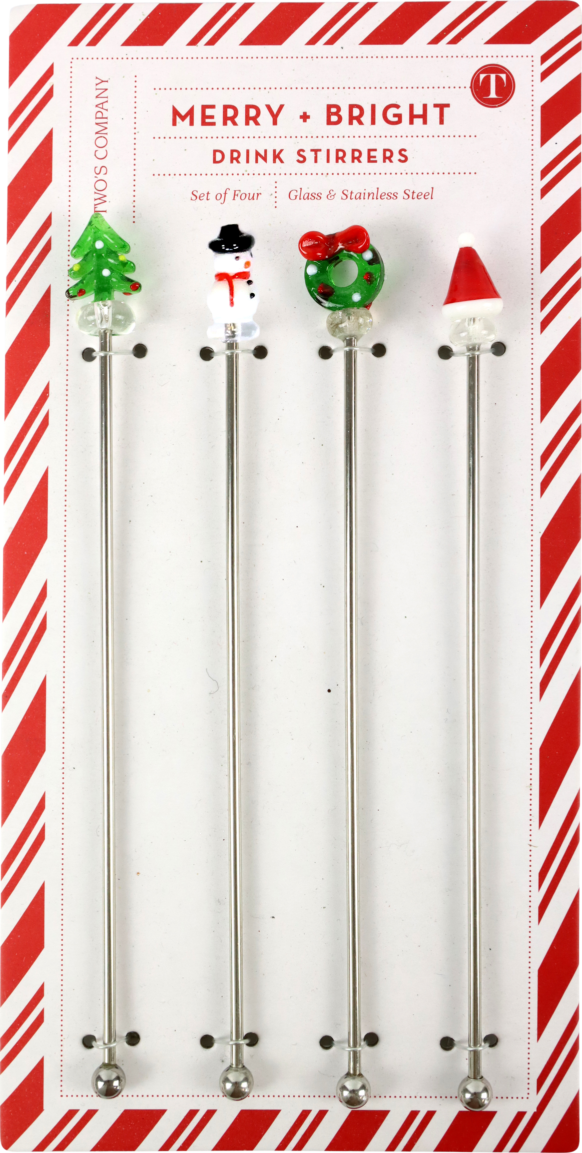 6440 COCTAIL STIRRERS WEIHNACHT   S/4