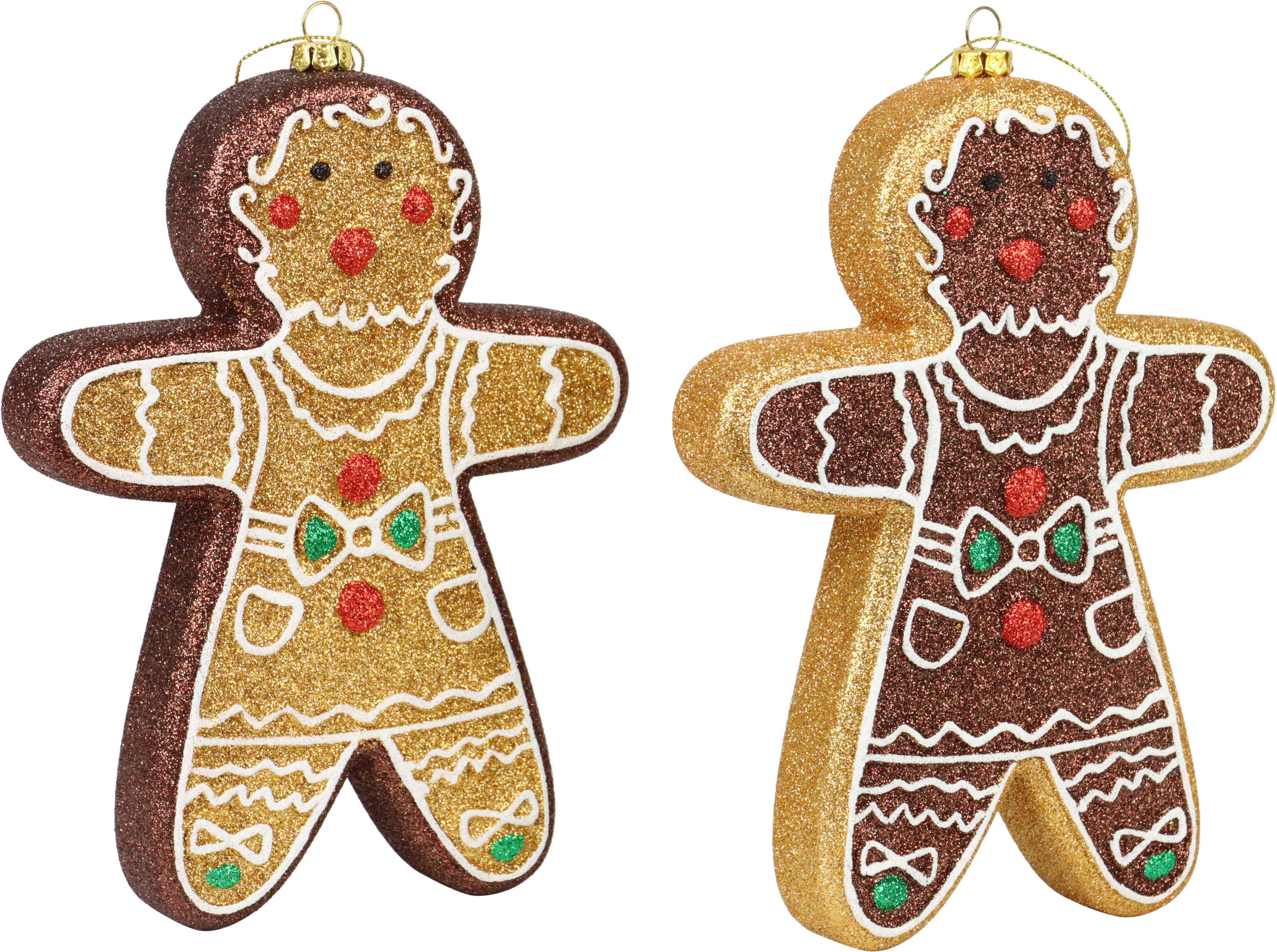 6485 CIONDOLO ORNAMENTAL GINGERMEN  2PZ