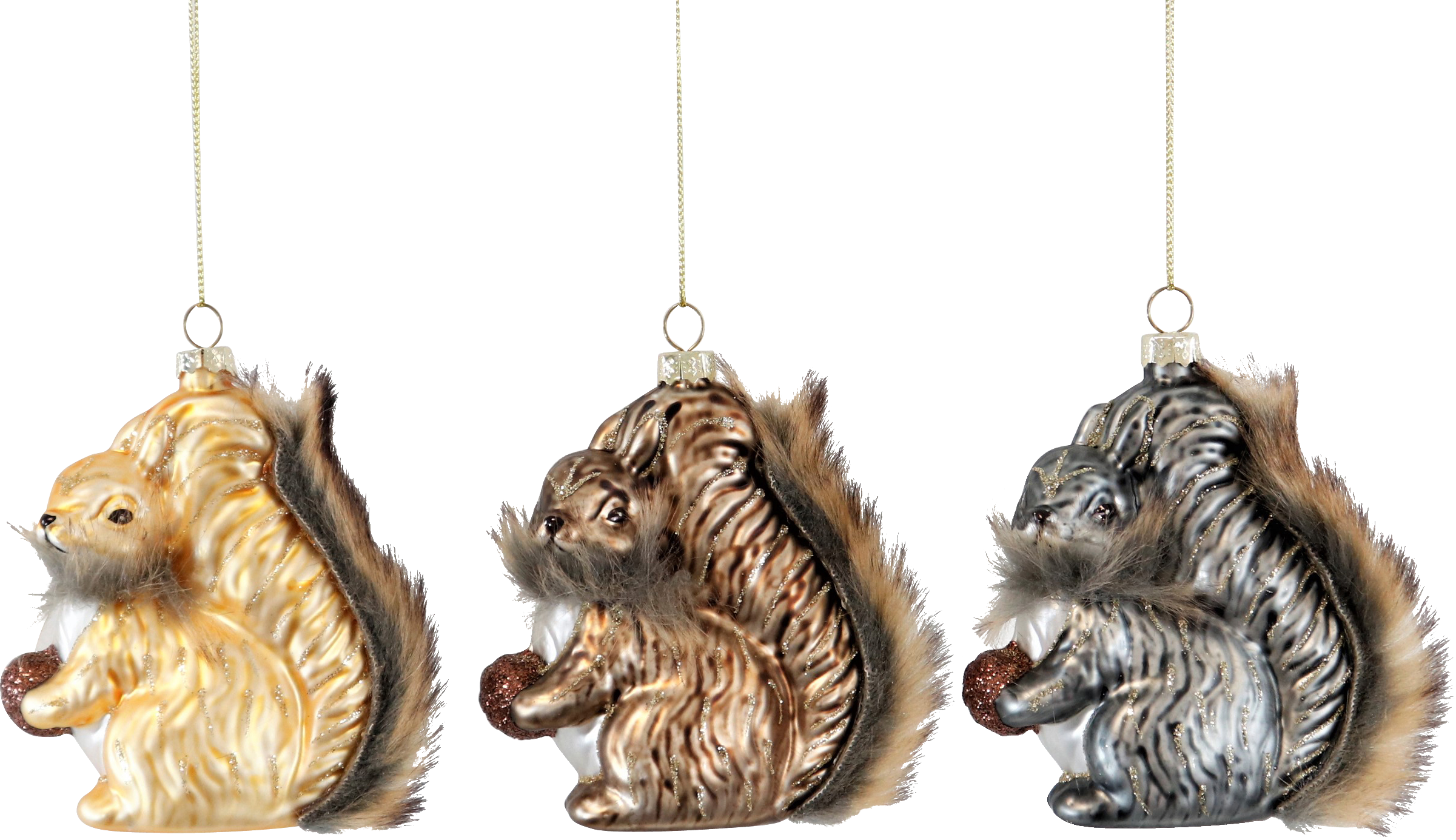 6518 COLGANTE  EICHHÖRNCHEN  S/3