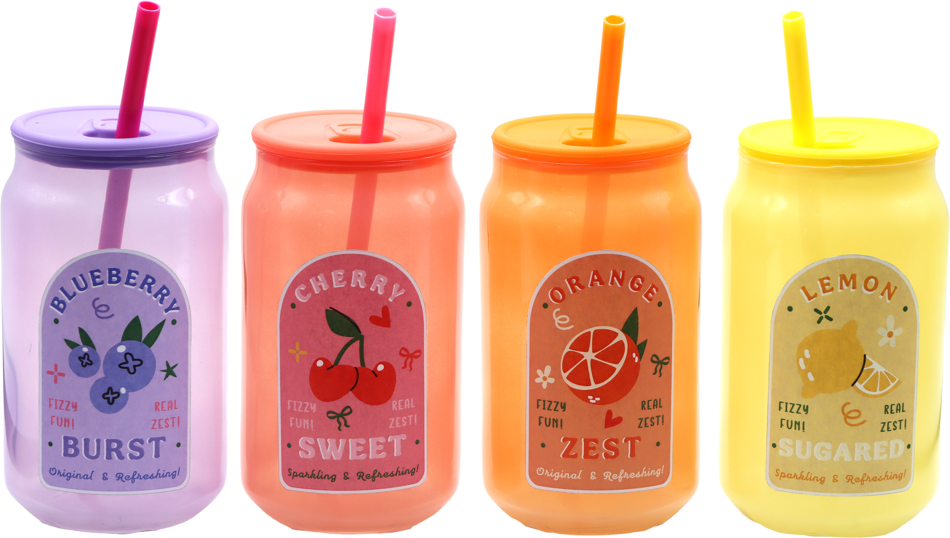 6529 TRINKGLÄSER TROPICAL TWIST  S/4