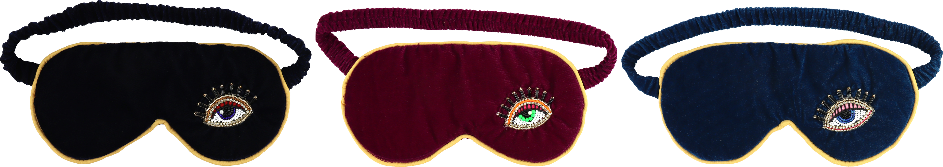 6551 SCHLAFMASKEN CHARMING EYES  S/3