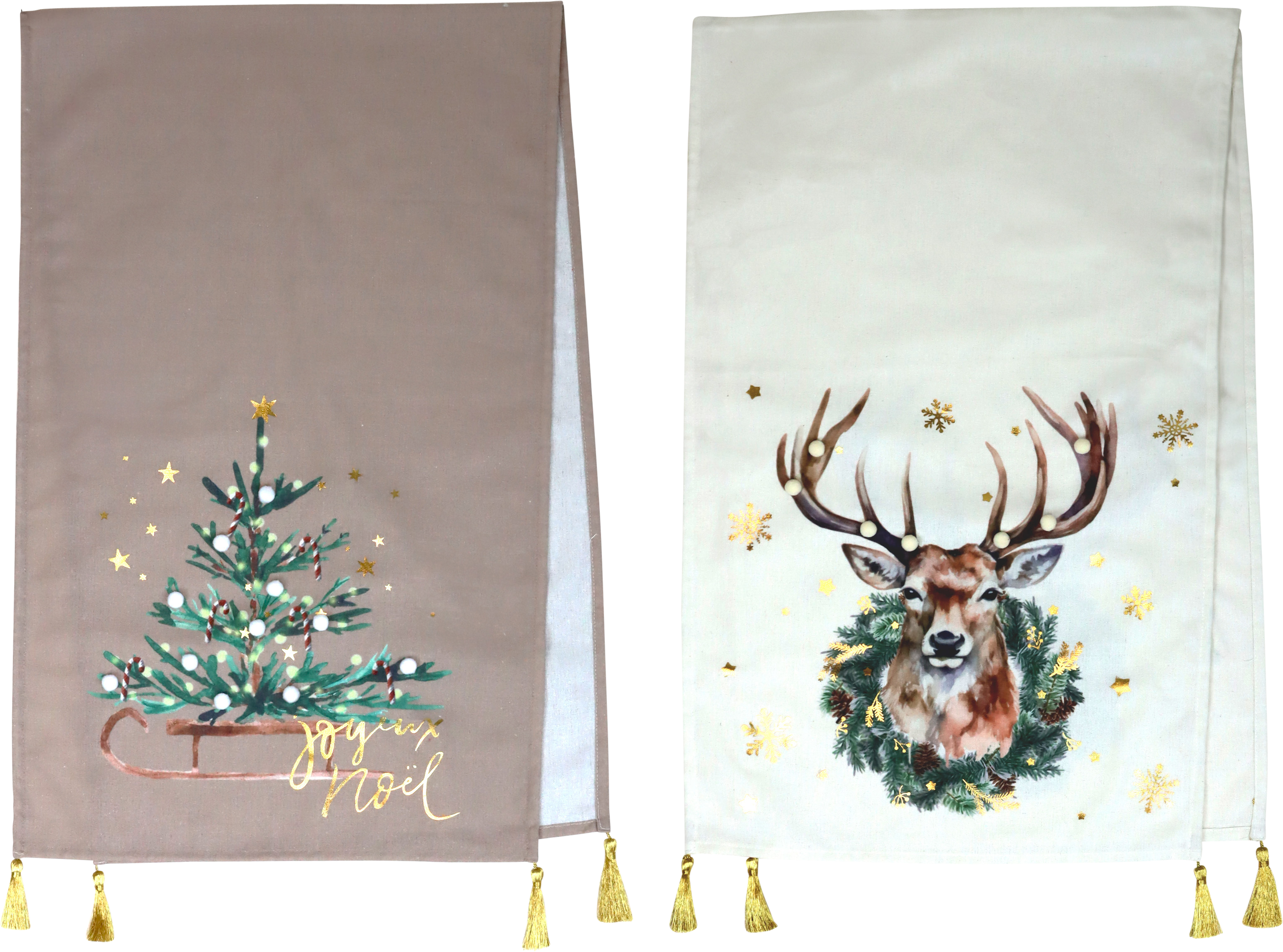 6680 TISCHLÄUFER XMAS GROVE 44X150 S/2