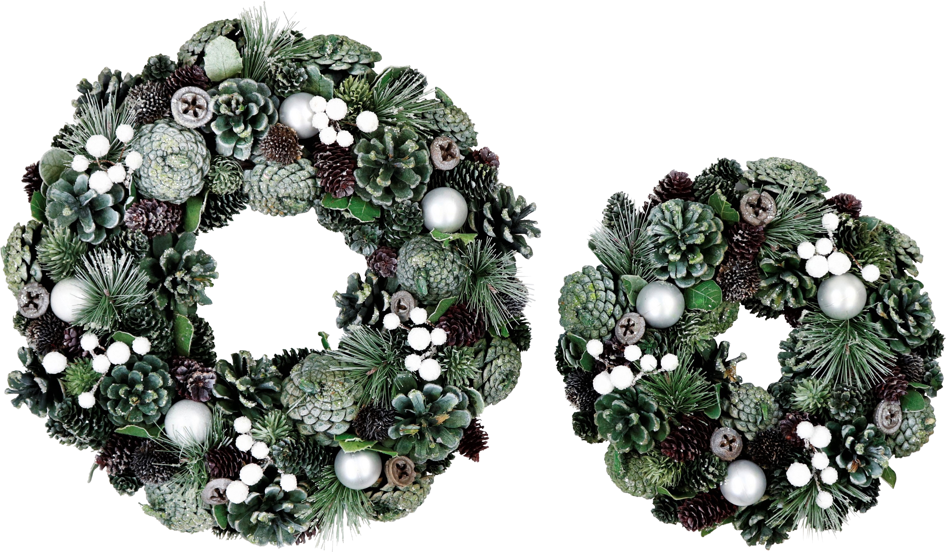 6684 WREATH SILVRETTA  S/2