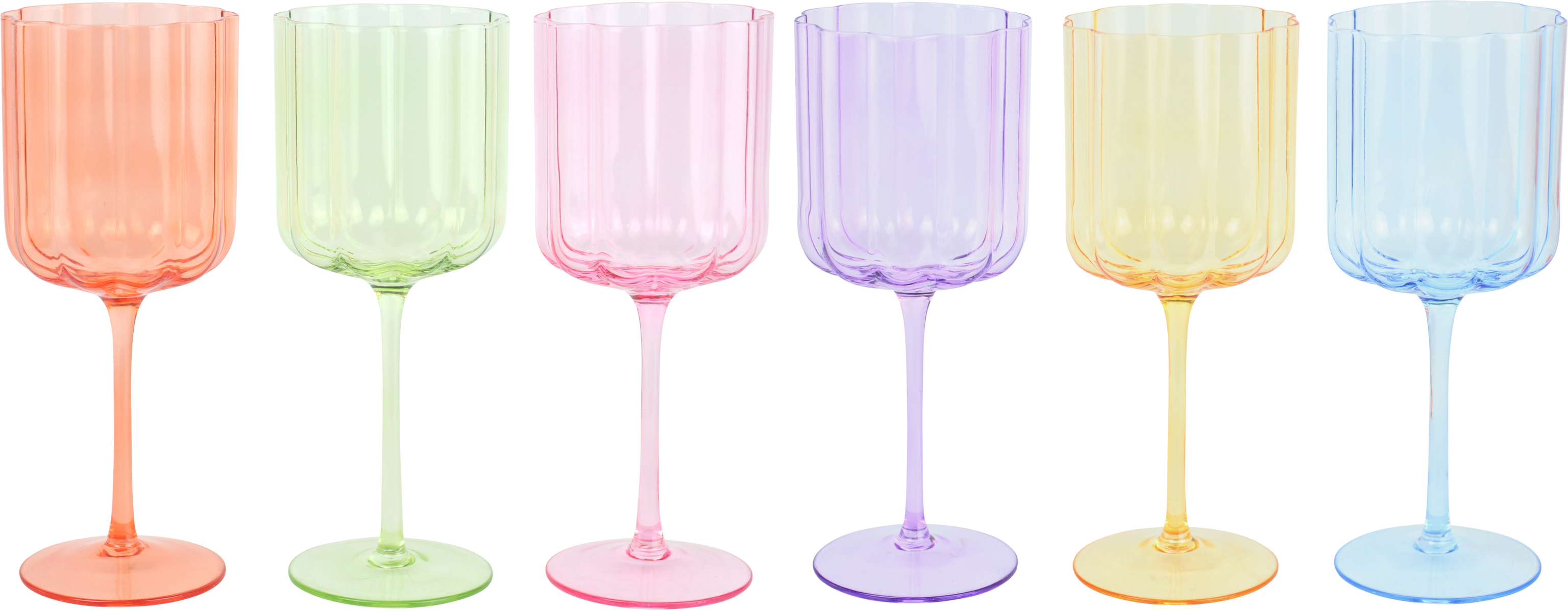 6942 WEINGLÄSER BLOOMING GRACE  S/6