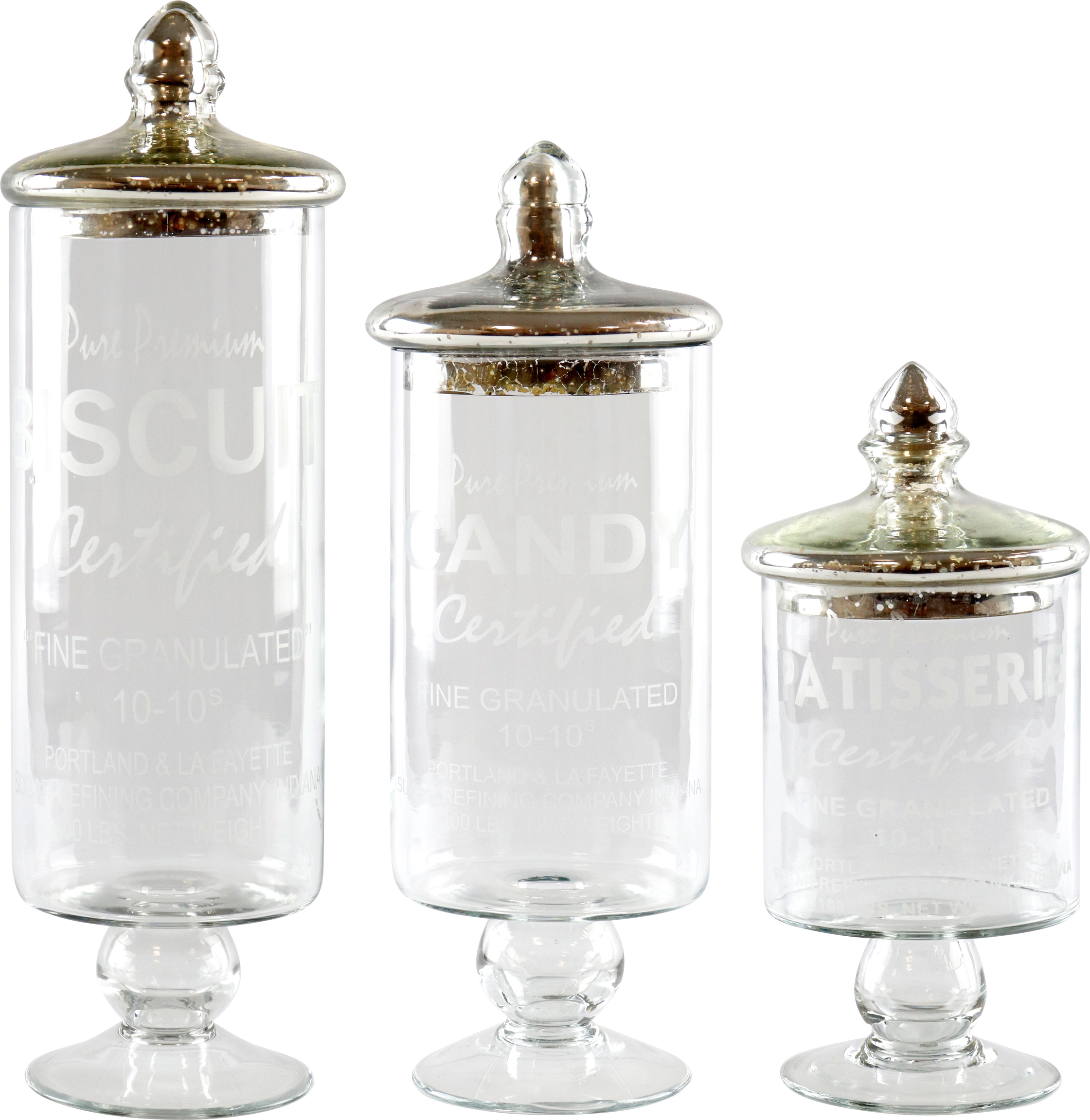 7109 GLASDOSEN BISCUITS  S/3