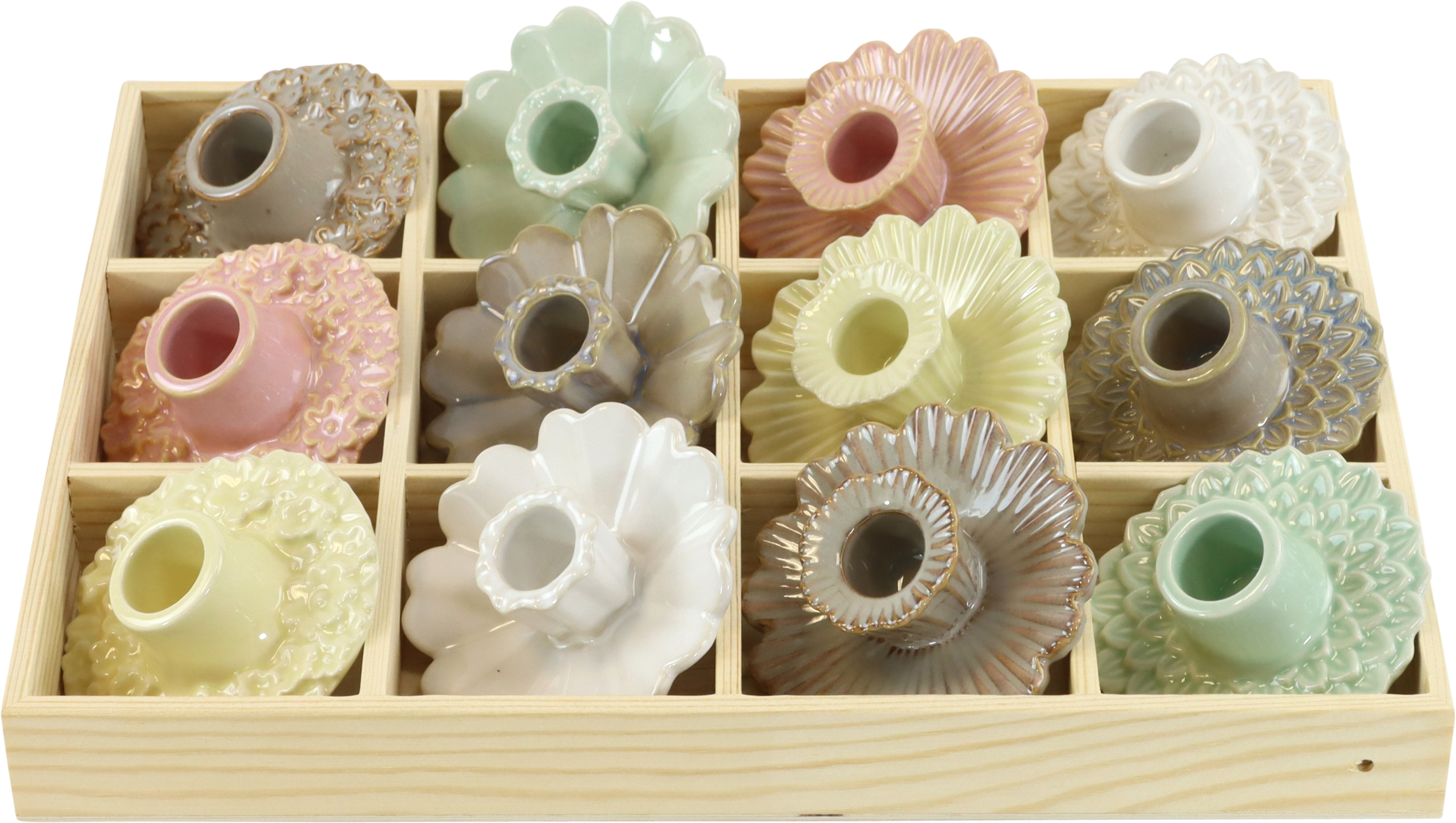7259 CANDLEHOLDER IN DISPLAY LYS  S/12