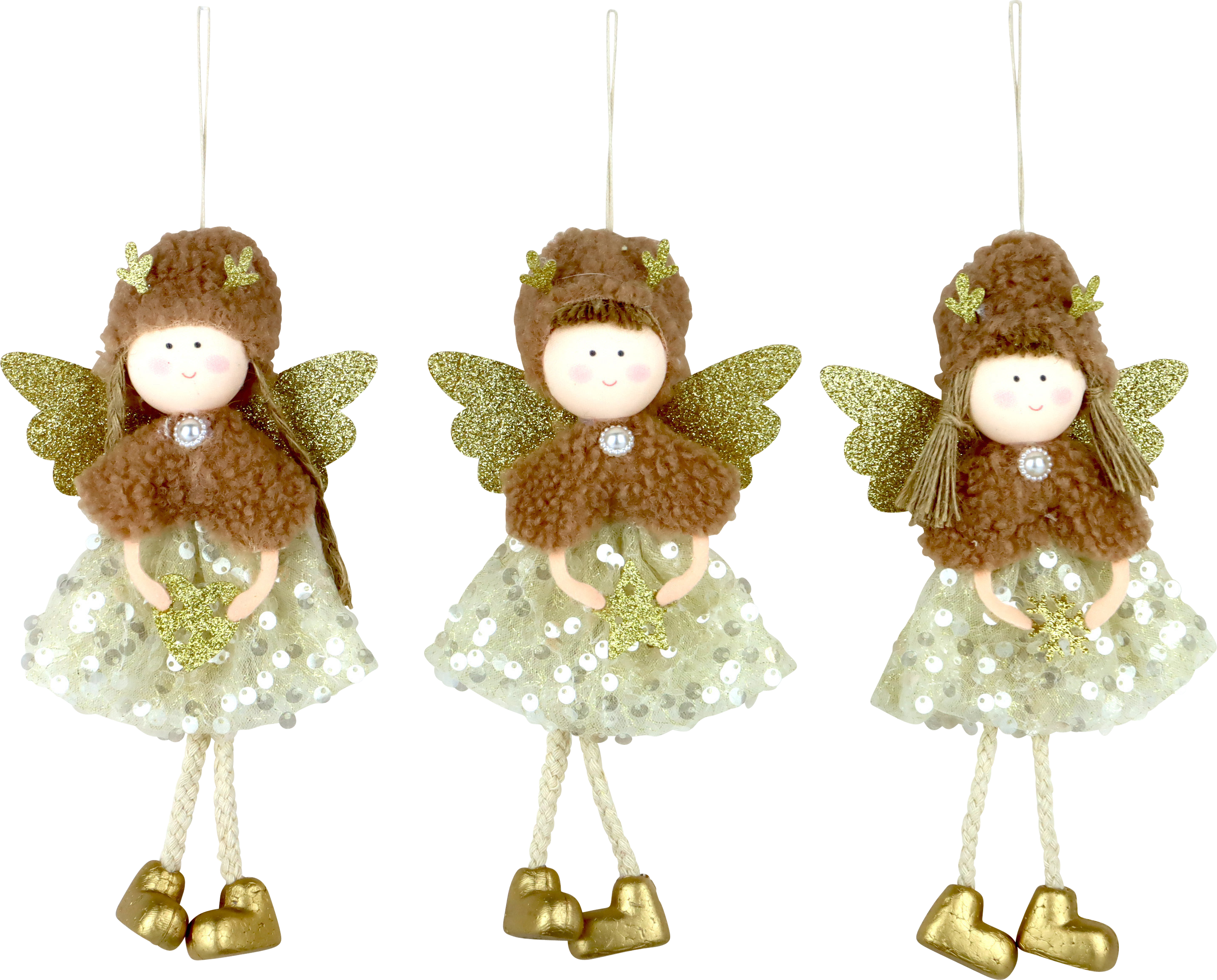 7459 ANGEL PENDENT AURORA  S/3