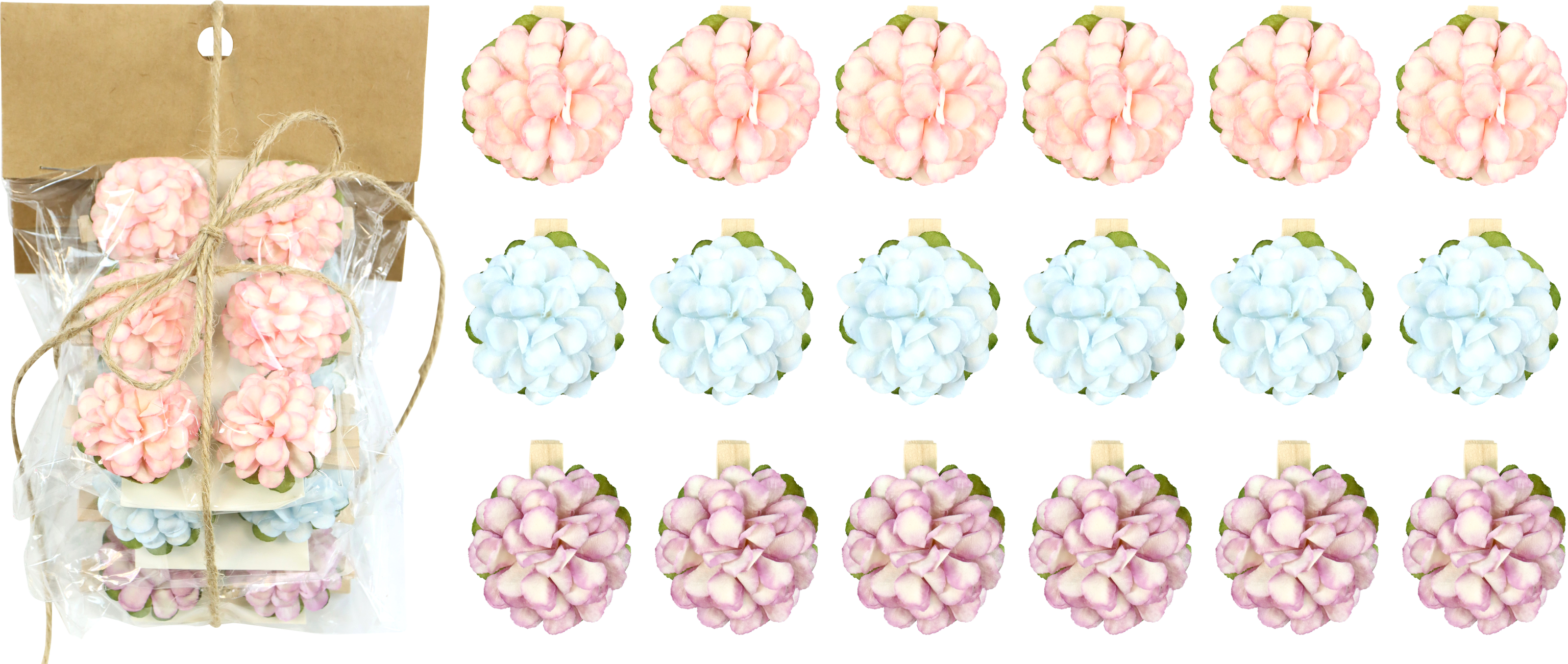 7480 CLIPS HYDRANGEA 3X6 S/18
