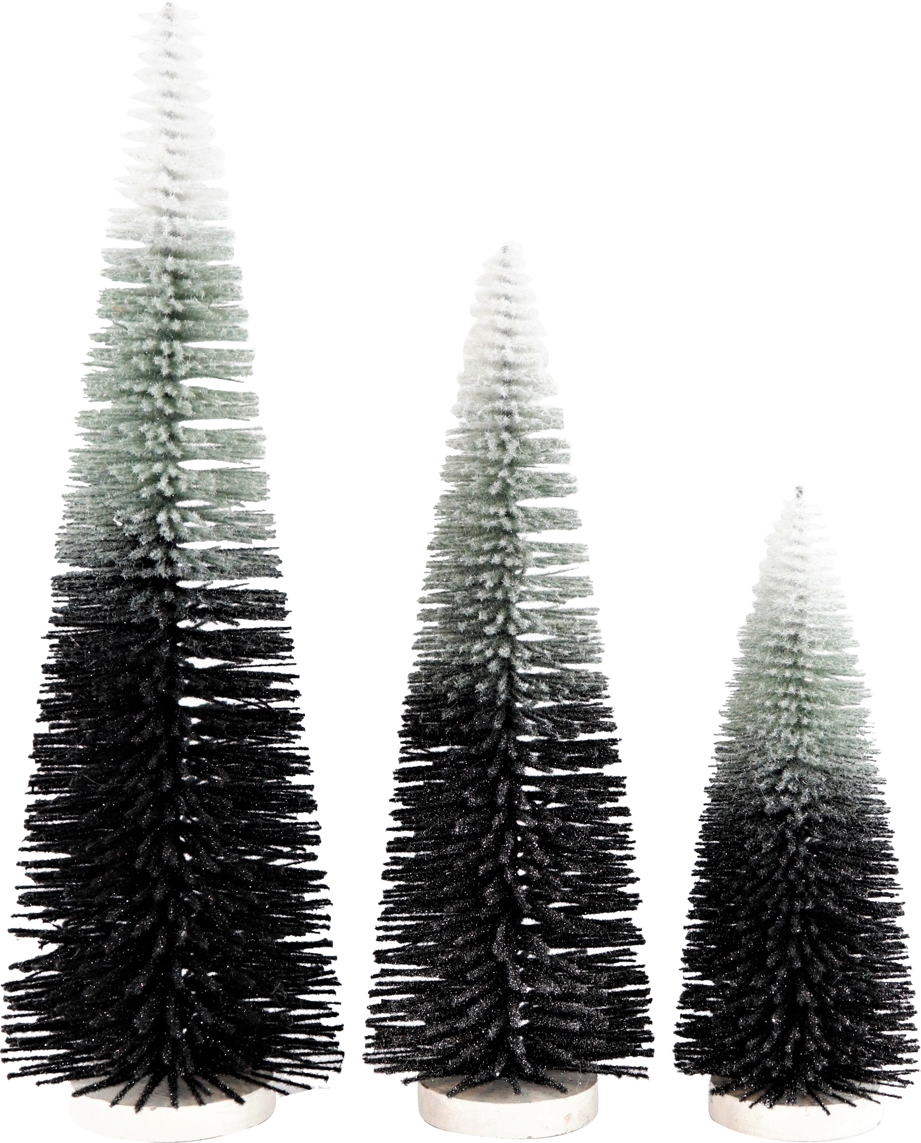 7508 ALBERI DECORATIVI  GLAM  3PZ