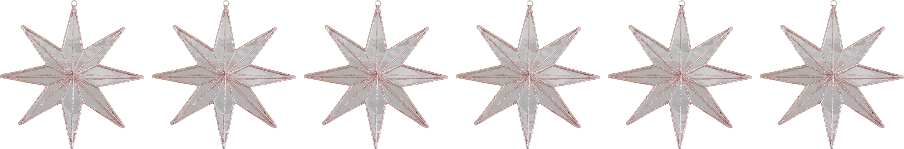 7522 HANGING STARS LUSTRE  S/6