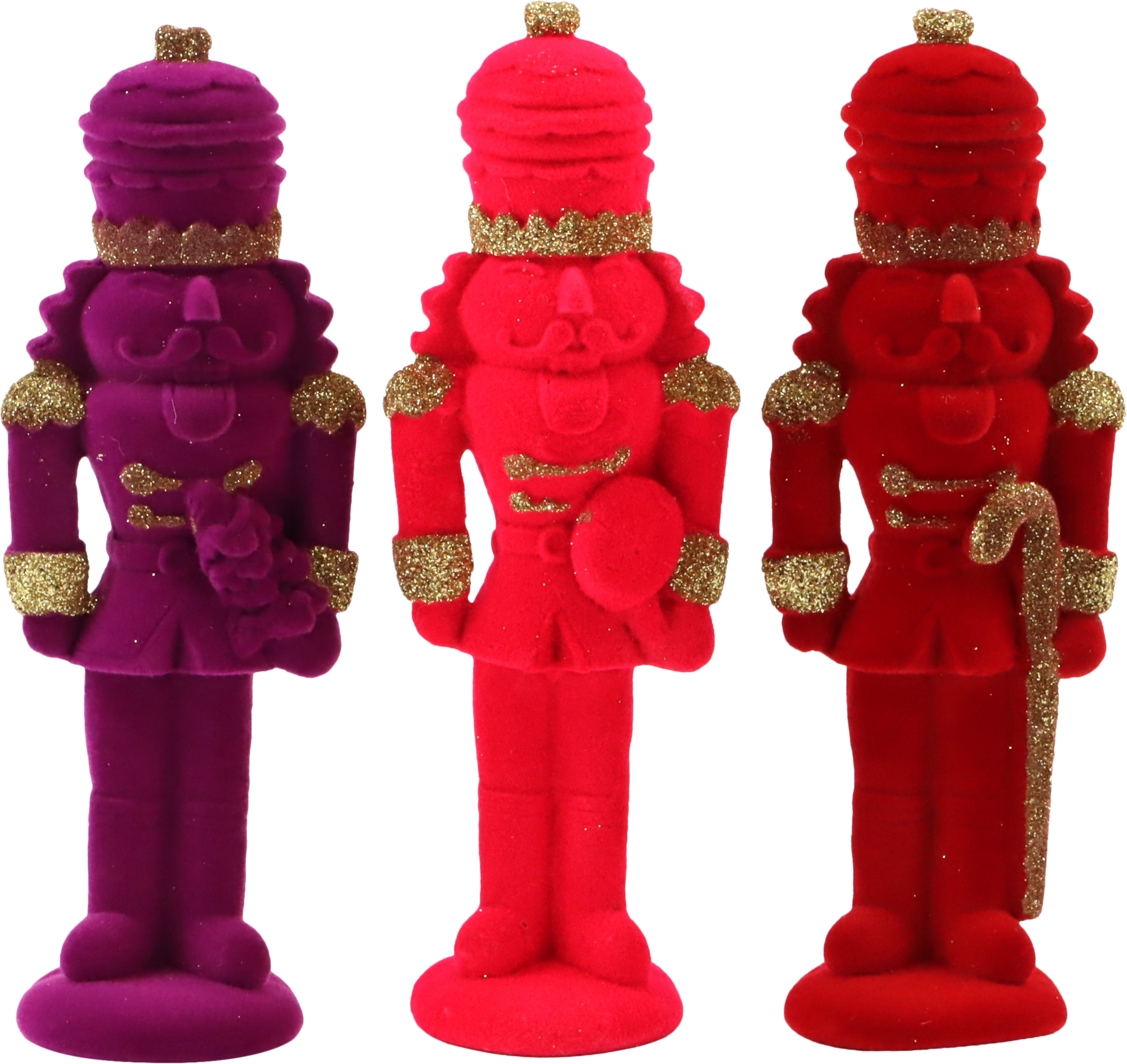 7678 NUTCRACKER VELVET WONDERS  S/3