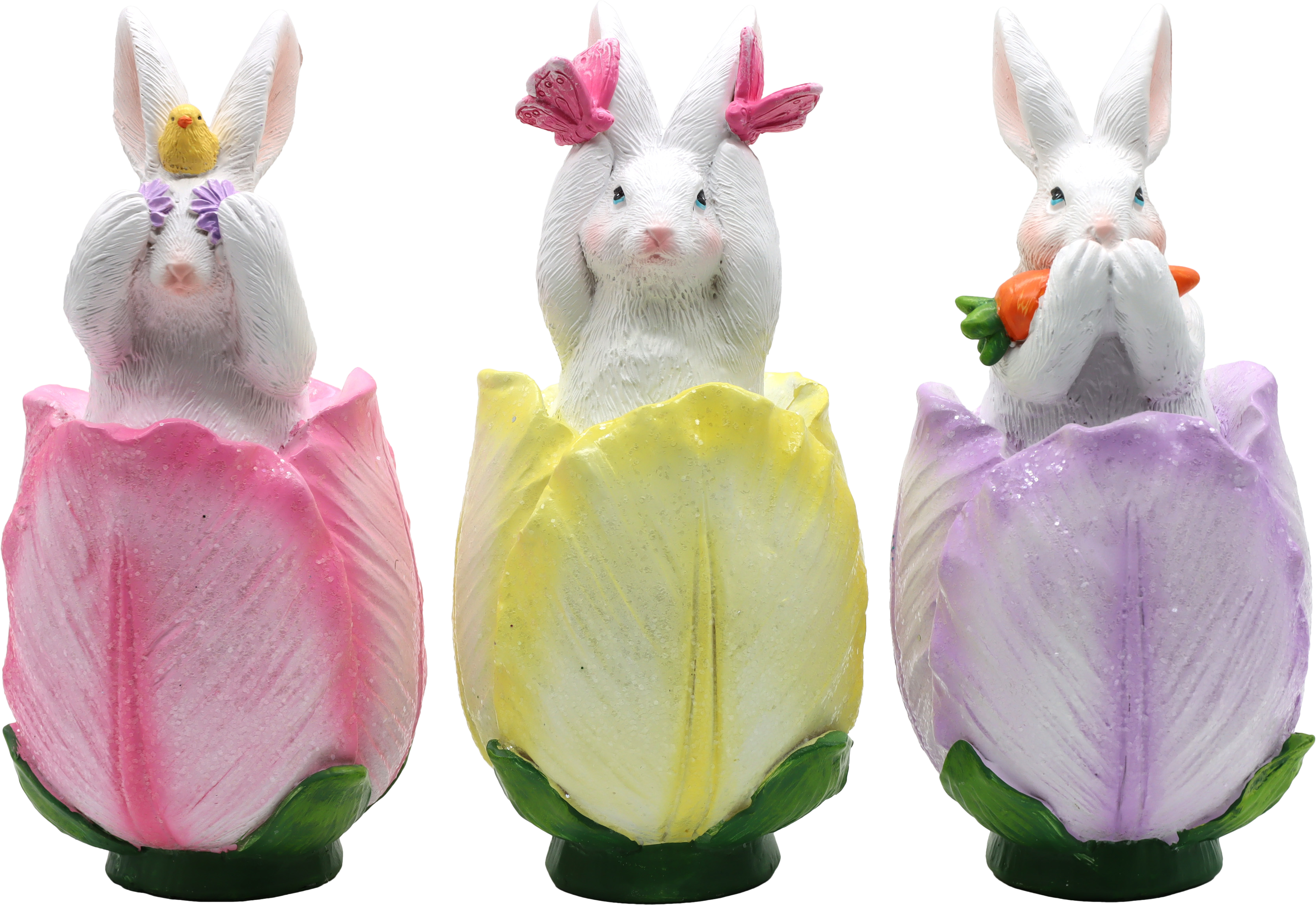 7743 BLUMENHASEN BELLEBUNNY  S/3