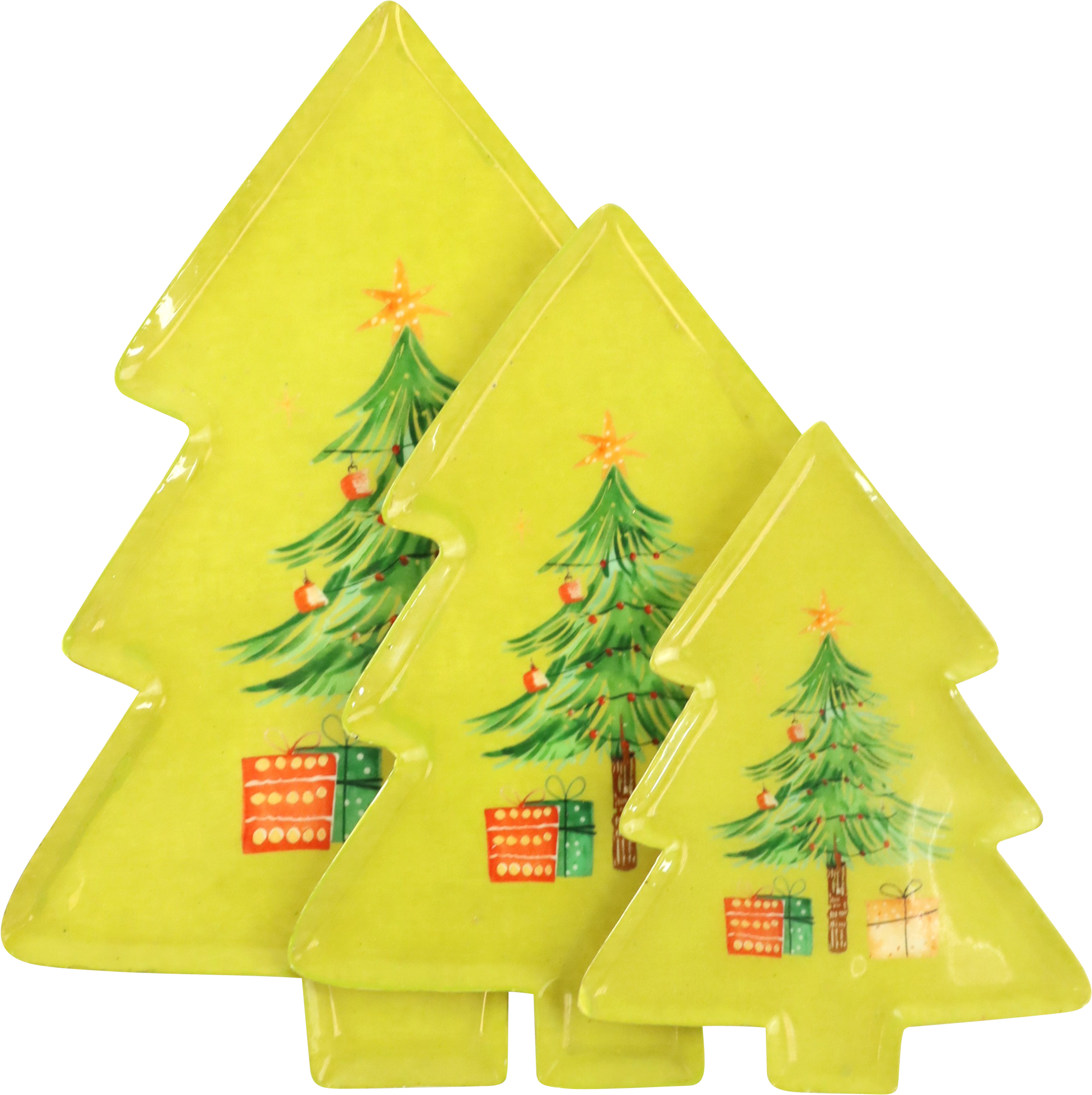 7751 TRAYS JOLLY CHEER  S/3