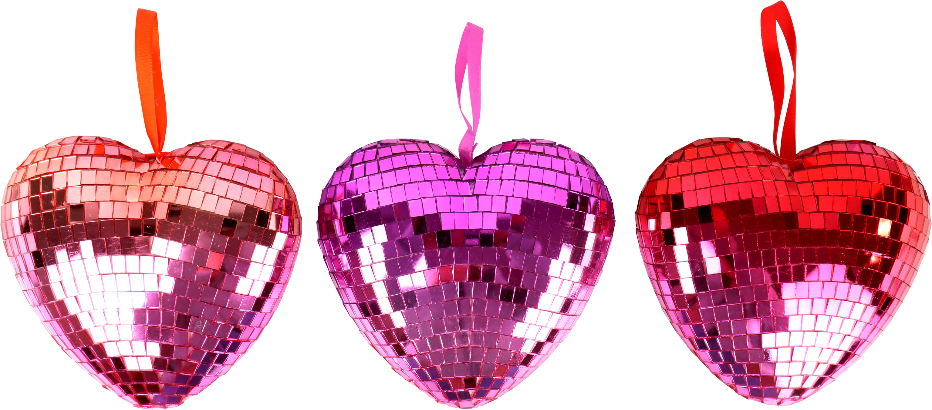 7881 MOSAIKHERZEN CHARMING HEARTS  S/3