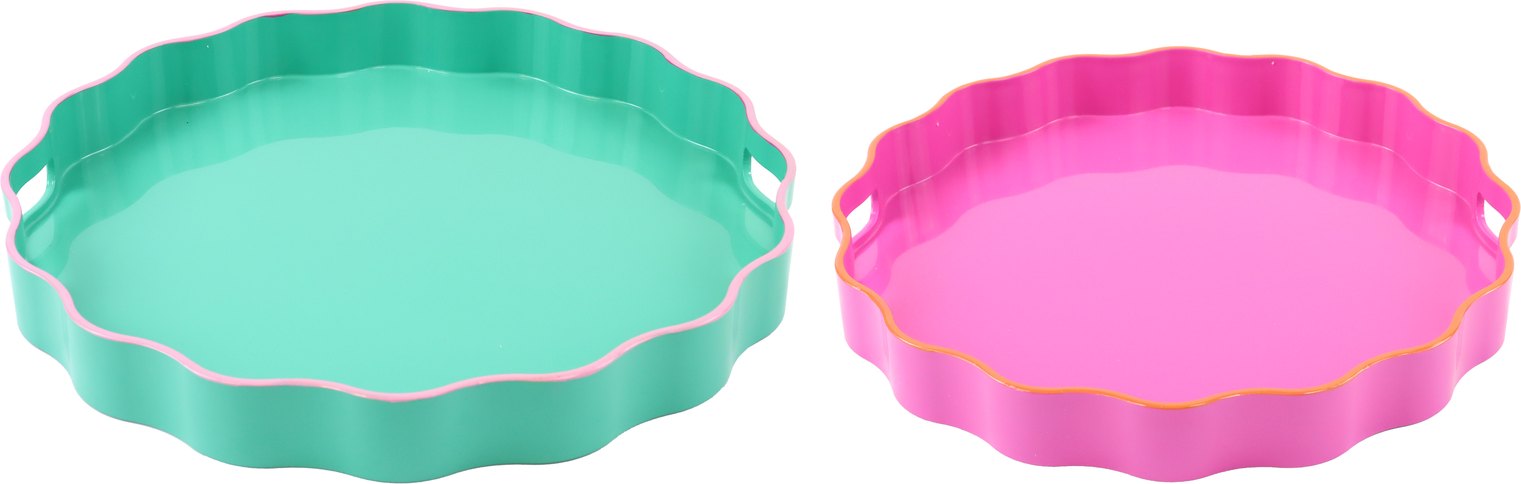 8025 TRAYS RIVIERA WAVES  S/2