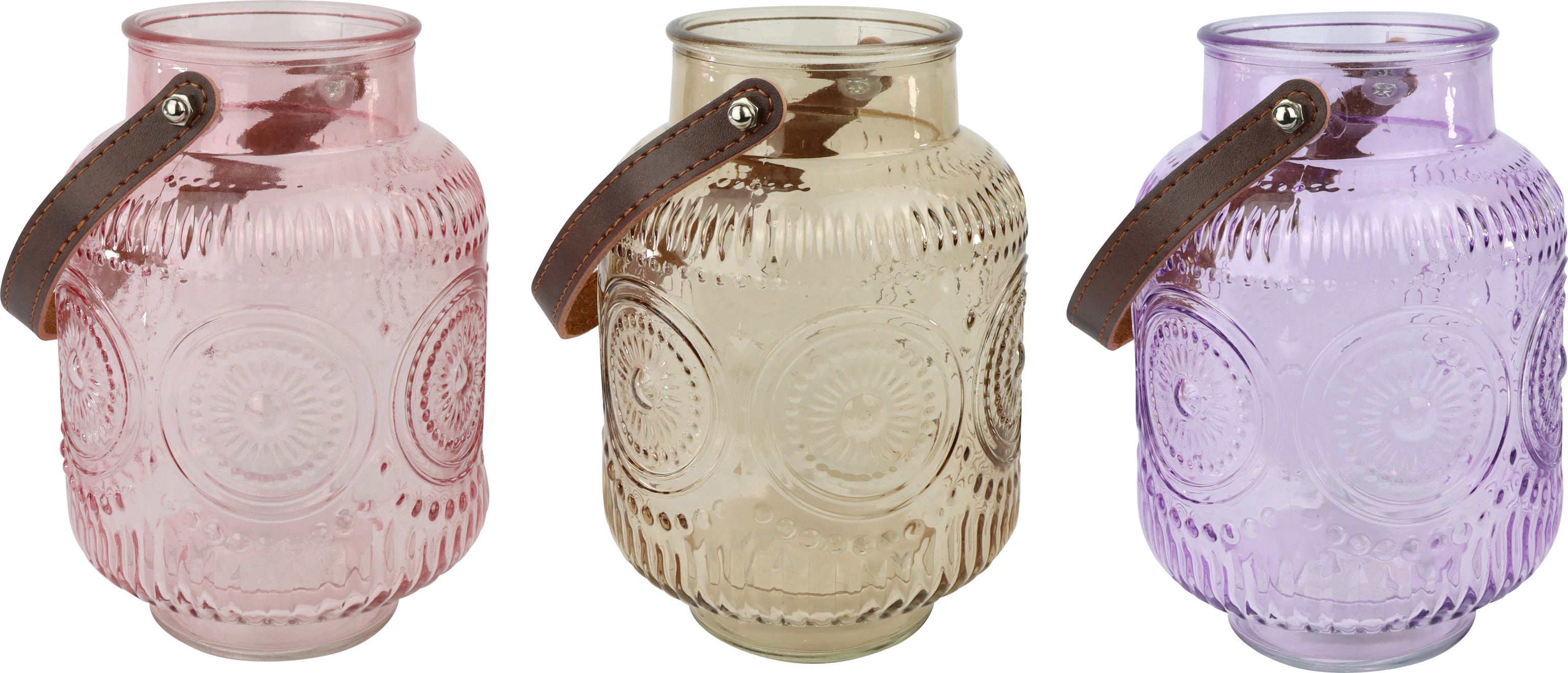 8118 LANTERNS BERRY  S/3