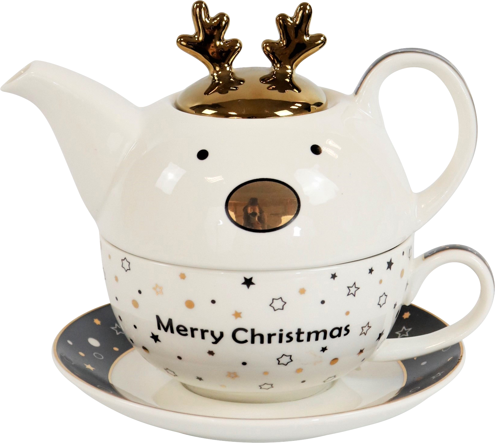 8254 TEA-FOR-ONE  FUNNY DEER