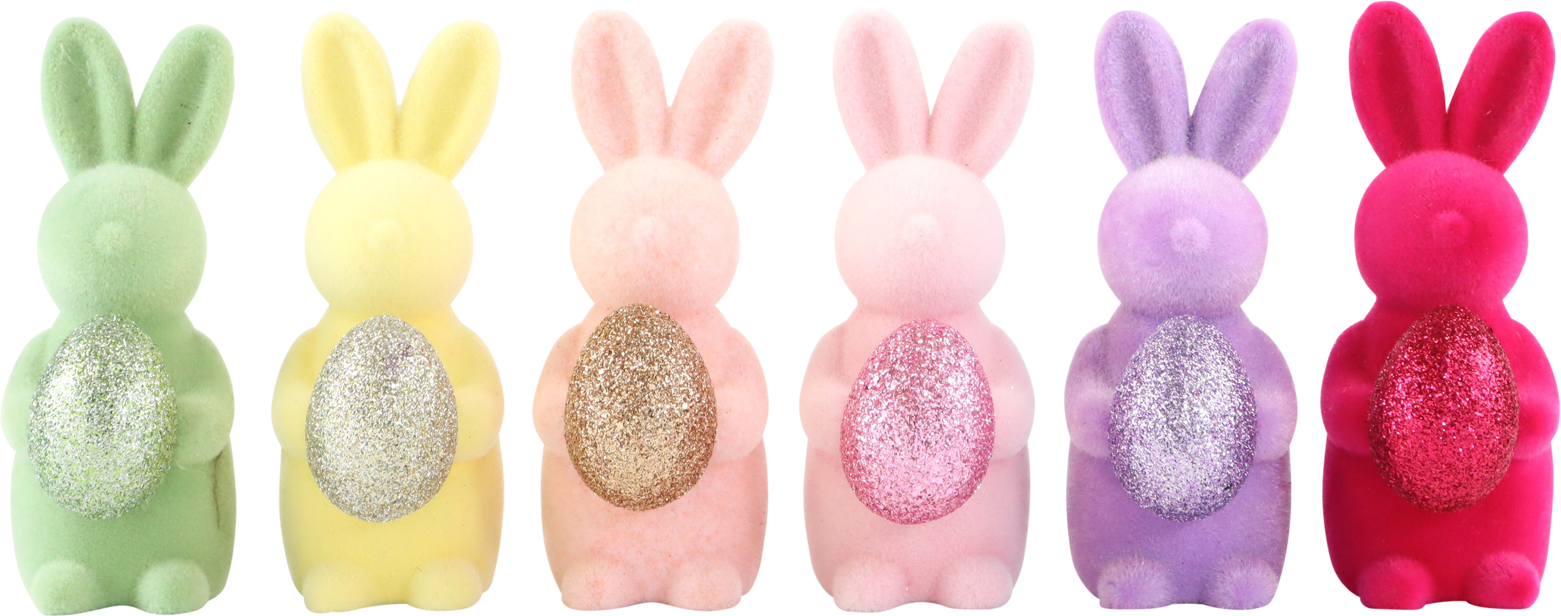 8415 RABBITS EGG-SPECTATON  S/6