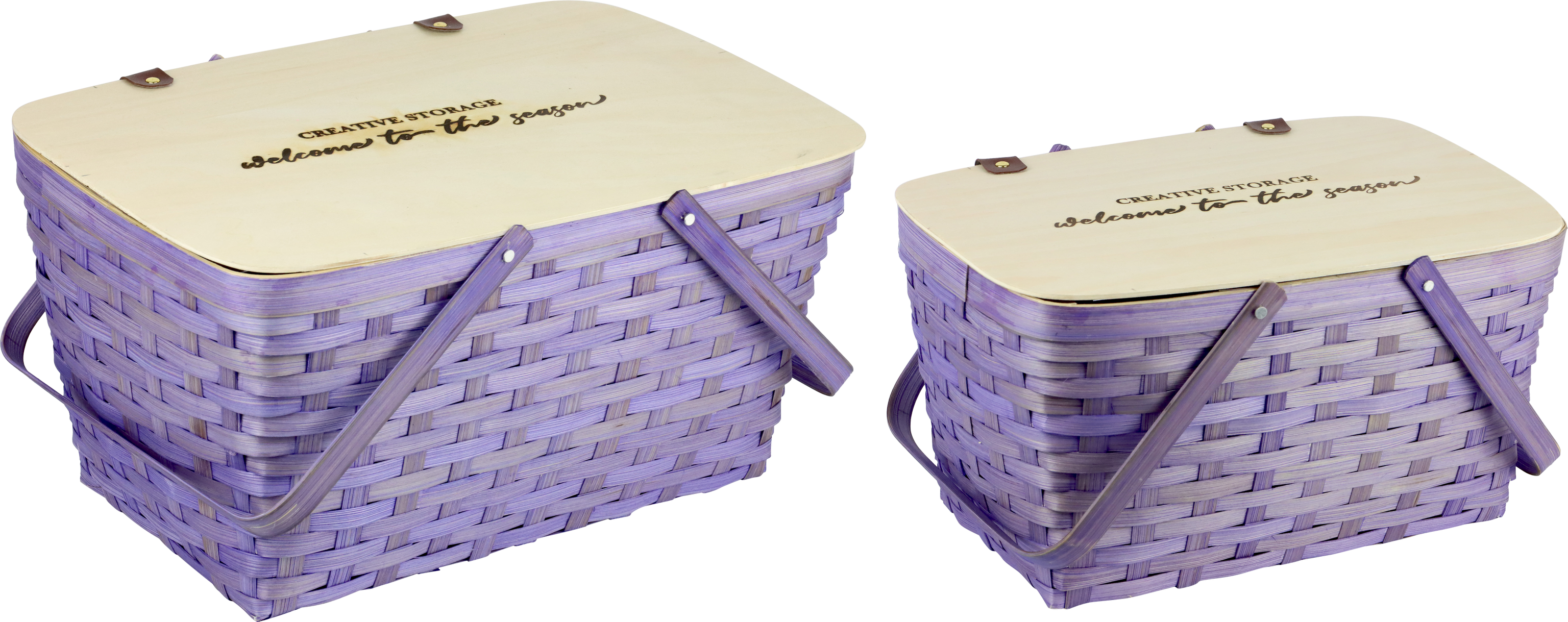 8453 DECKELKÖRBE STORAGE  S/2