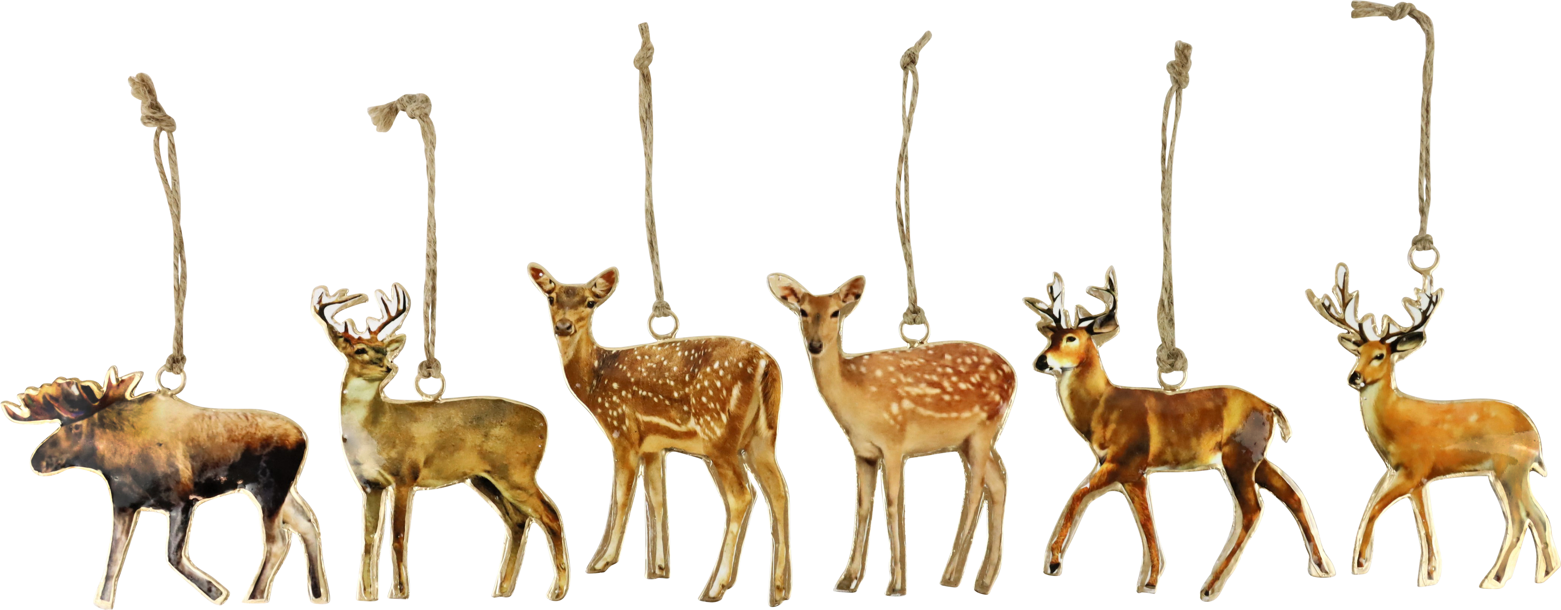 8515 CIONDOLO  ANIMALI DEL BOSCO  6PZ