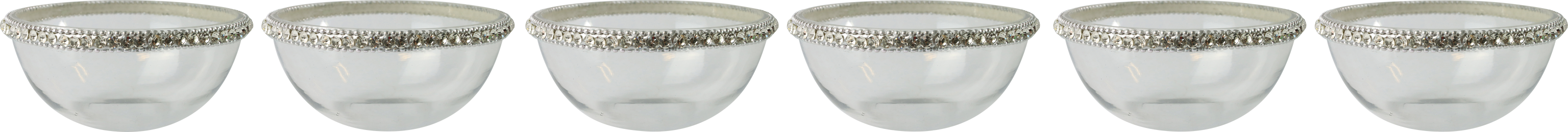 8523 SCHALEN CRISTALLO  S/6