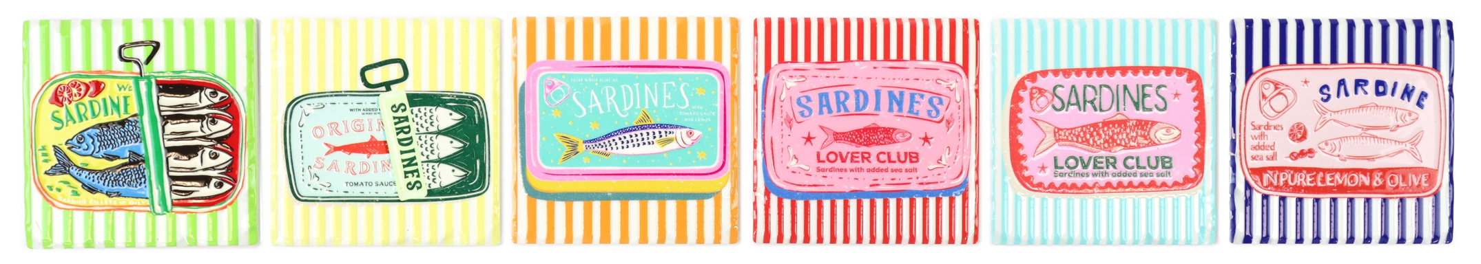 8561 UNTERSETZER SARDINE PARADE  S/6