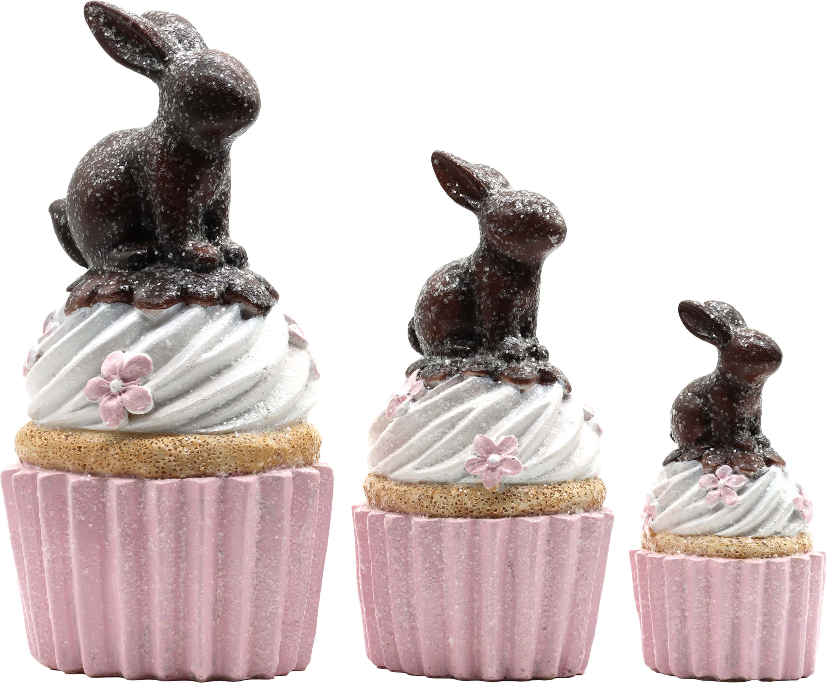 8692 TRIO DI CONIGLI BUNNYCAKE  3PZ