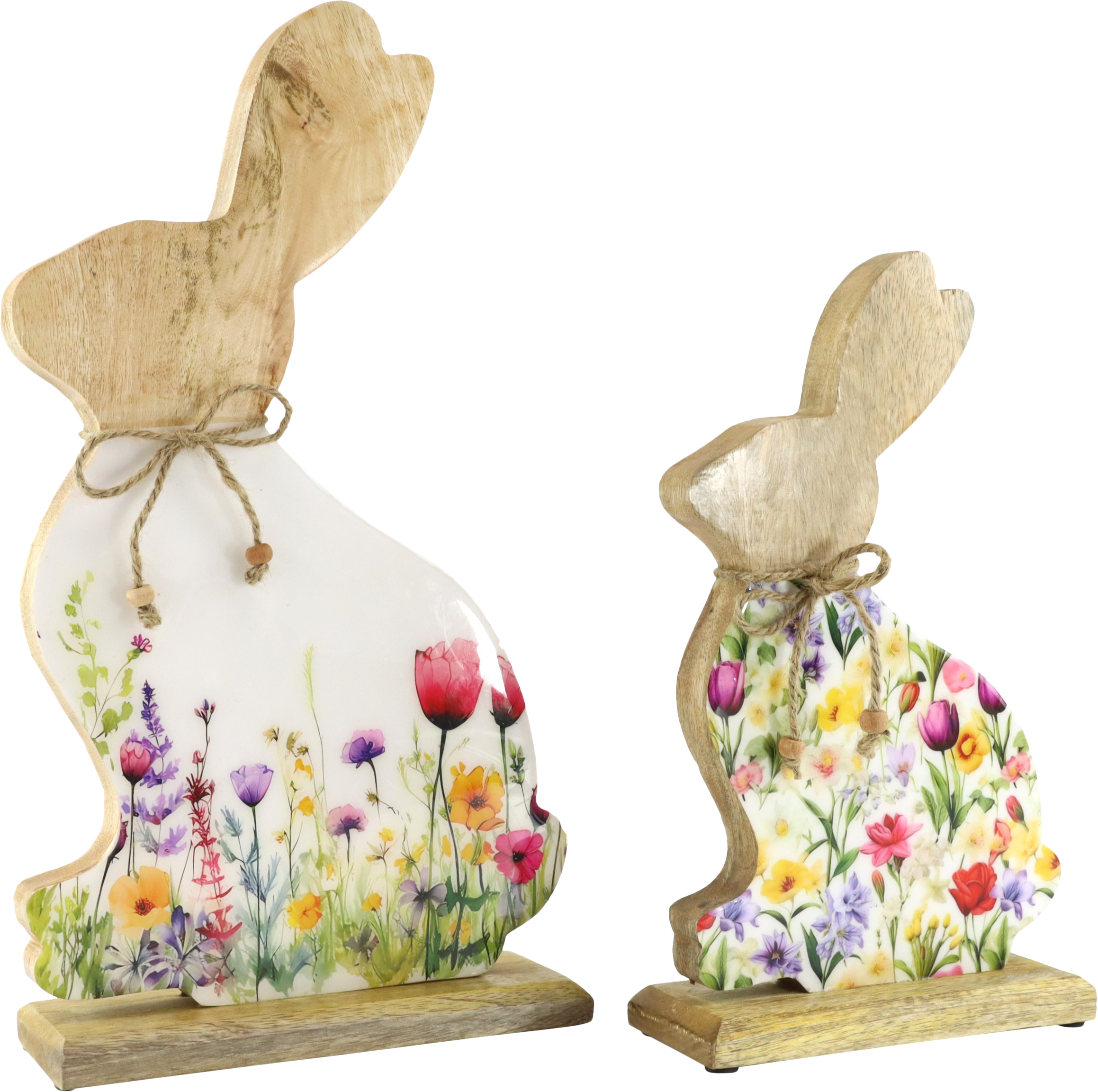 8816 RABBITS  BUNNY BLOOM  S/2