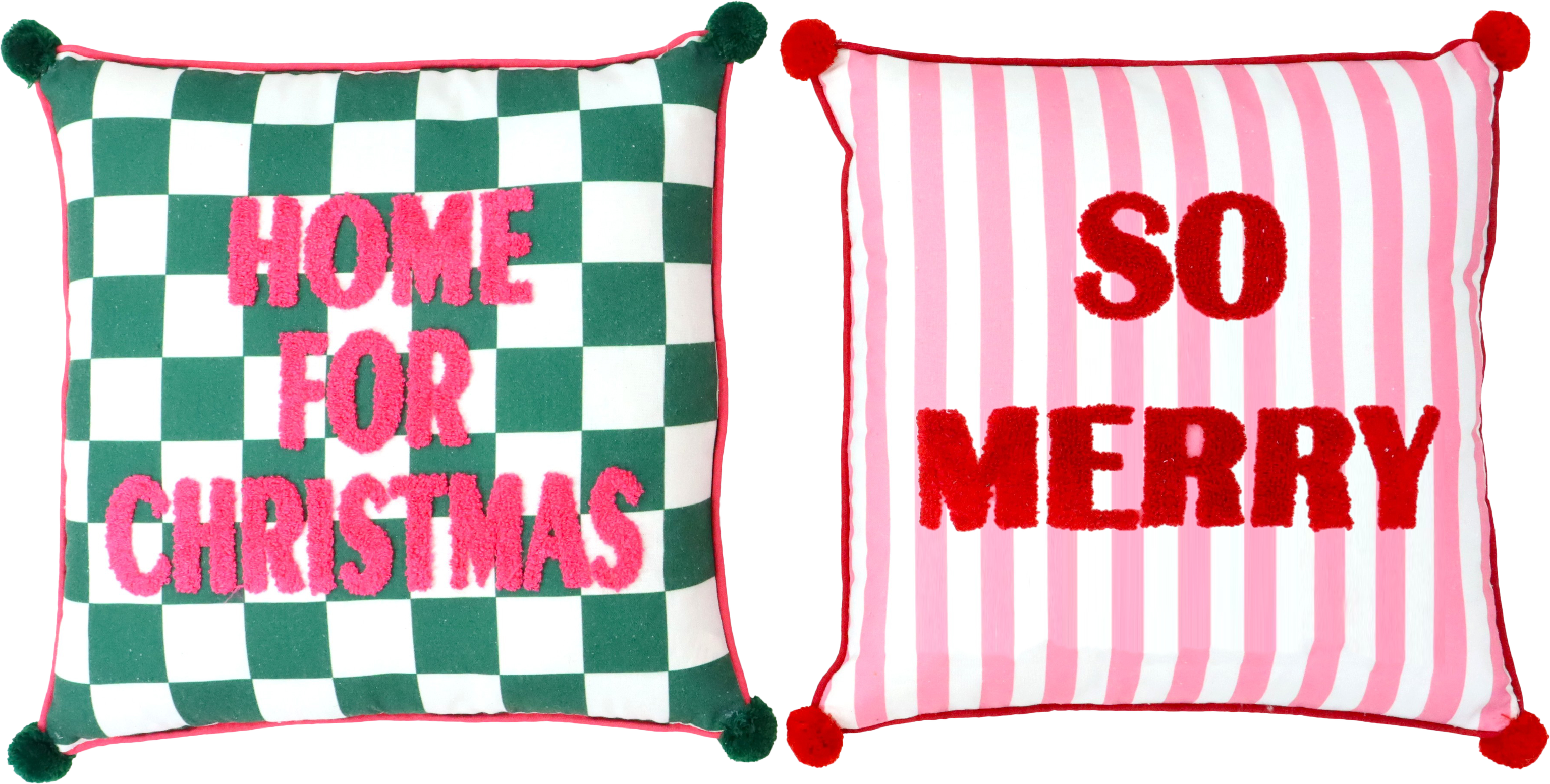 8826 CUSHION C. LINES OF JOY 40X40 S/2