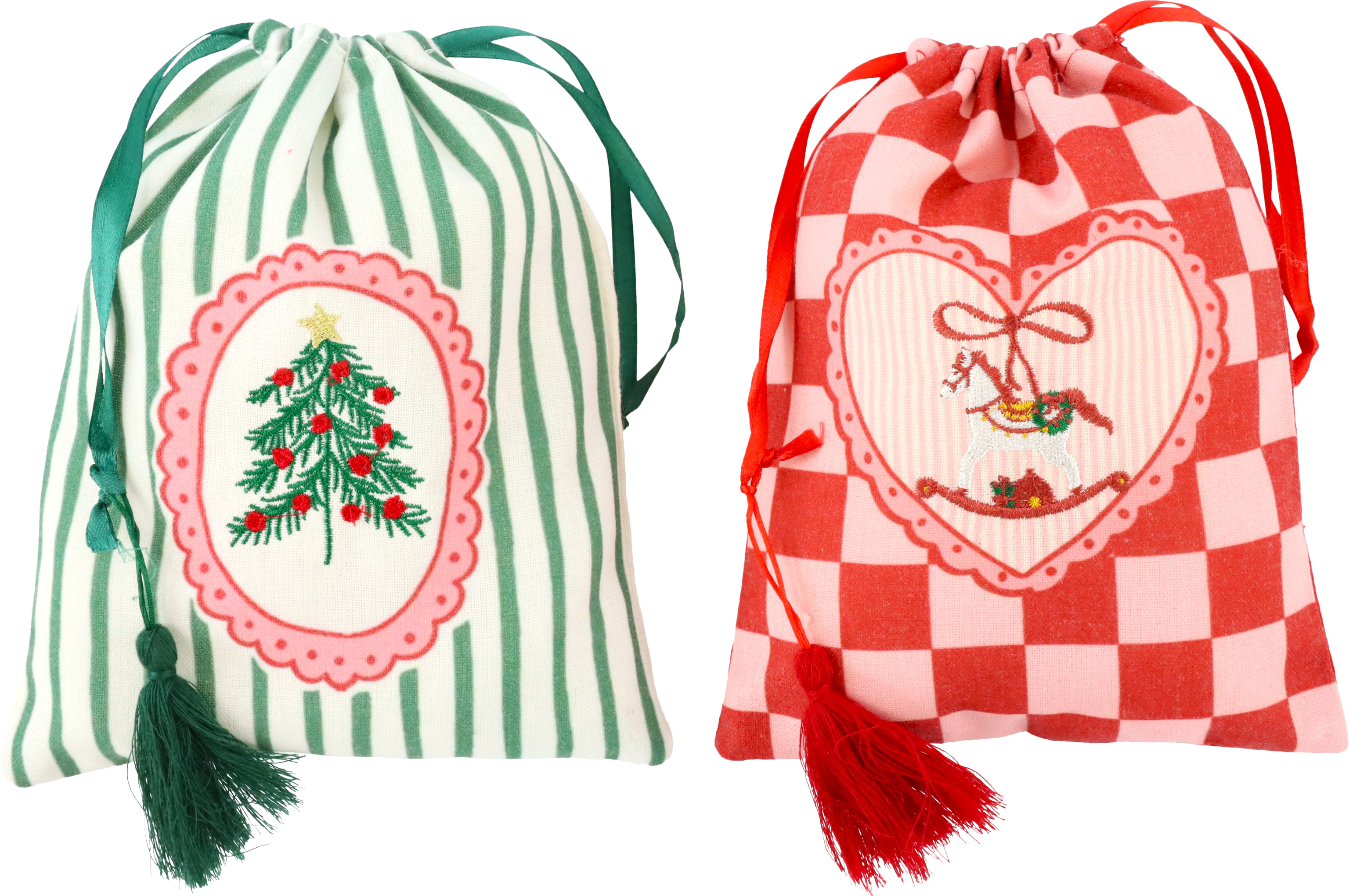 8878 BAGS MERRY&BRIGHT  S/2