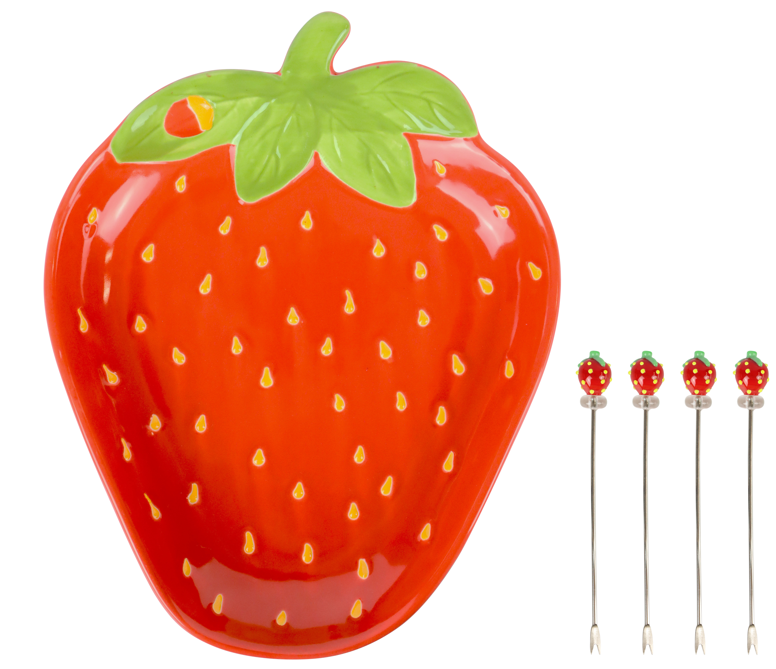 8964 SET APERITIVO STRAWBERRY  5PZ