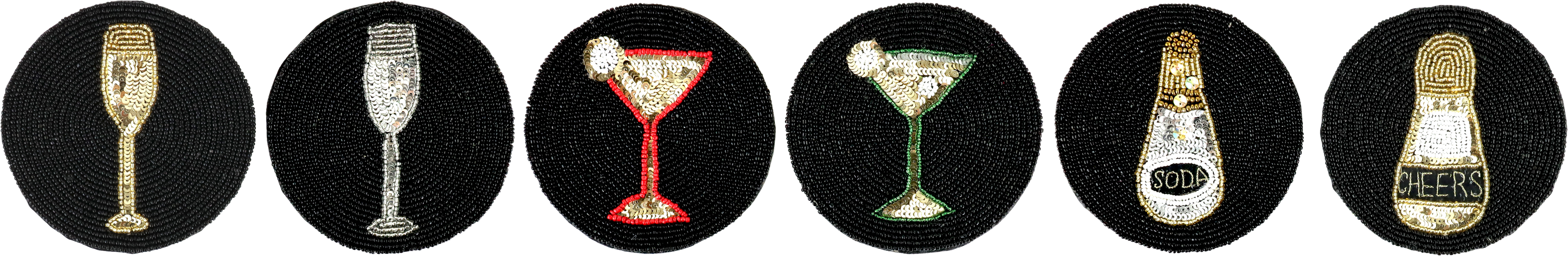 9064 SOTTOBICCHIERI PERLE SANTÉ  6PZ