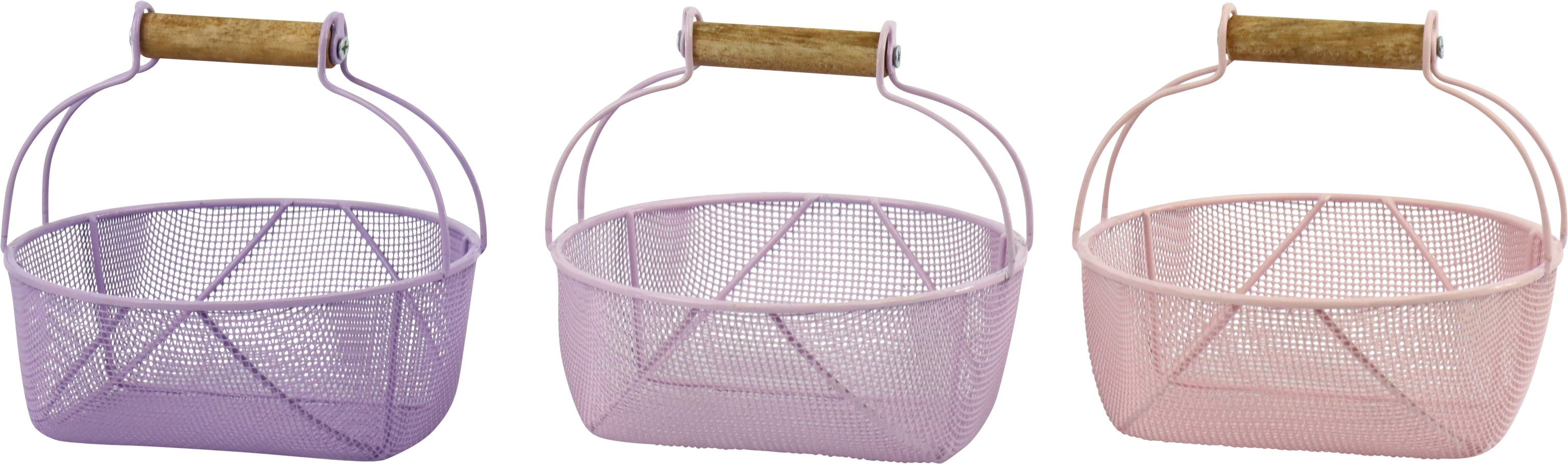 9167 CESTI CON MANICI PRINTEMPS  3PZ