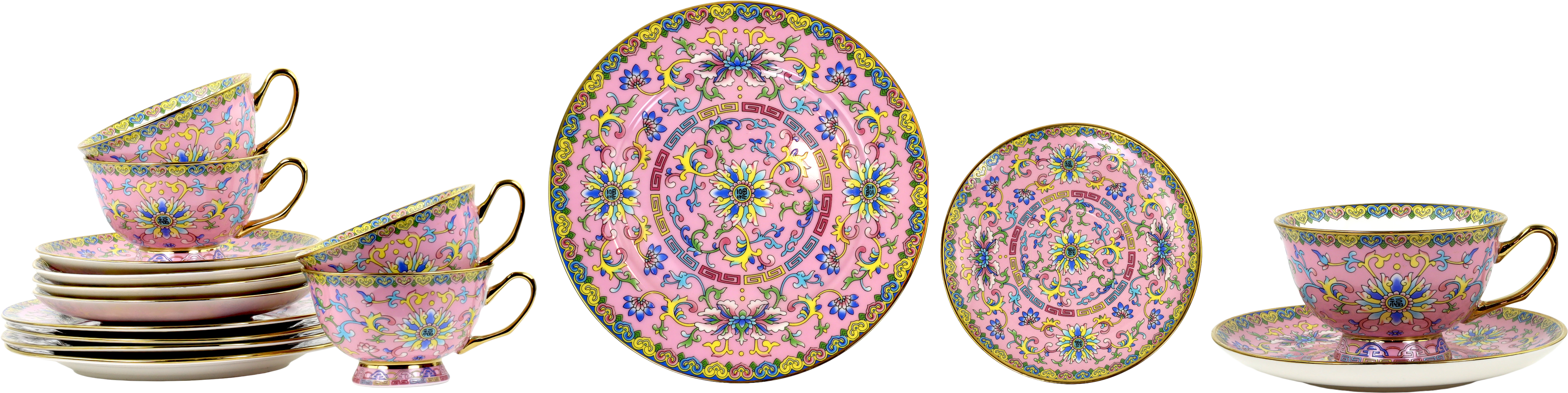 9212 SERVICE CHINESE FLOWERS  S/12