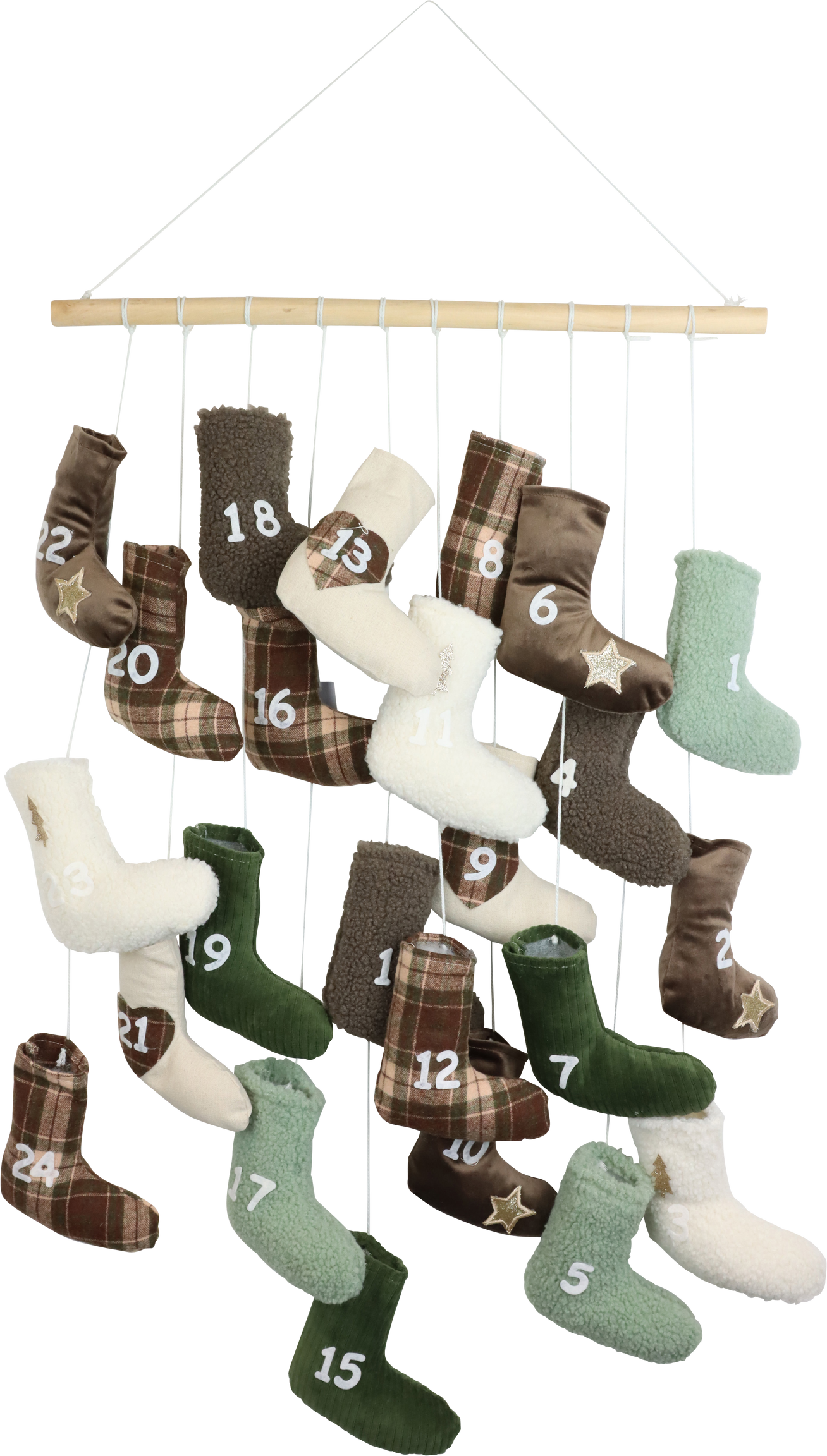 9346 CALENDARIO AVVENTO STIVALI