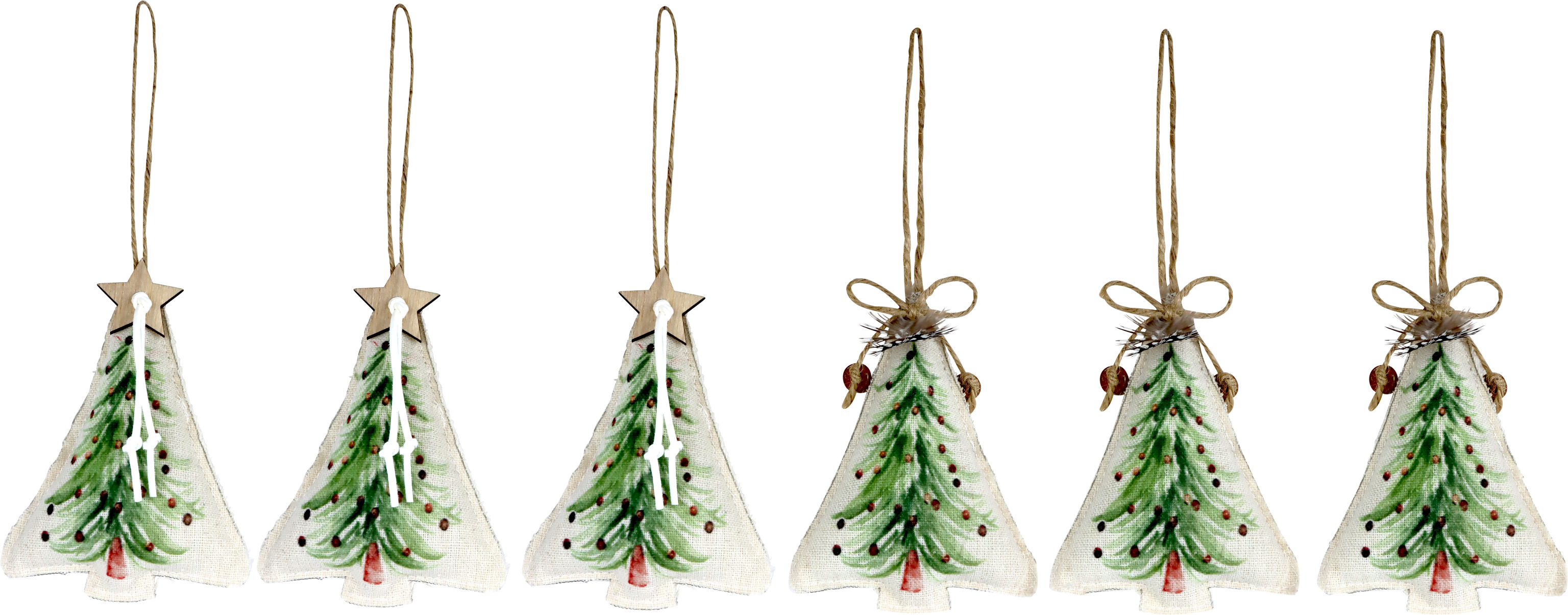 9365 ZIERHÄNGER YULETIDE SURPRISE  S/6