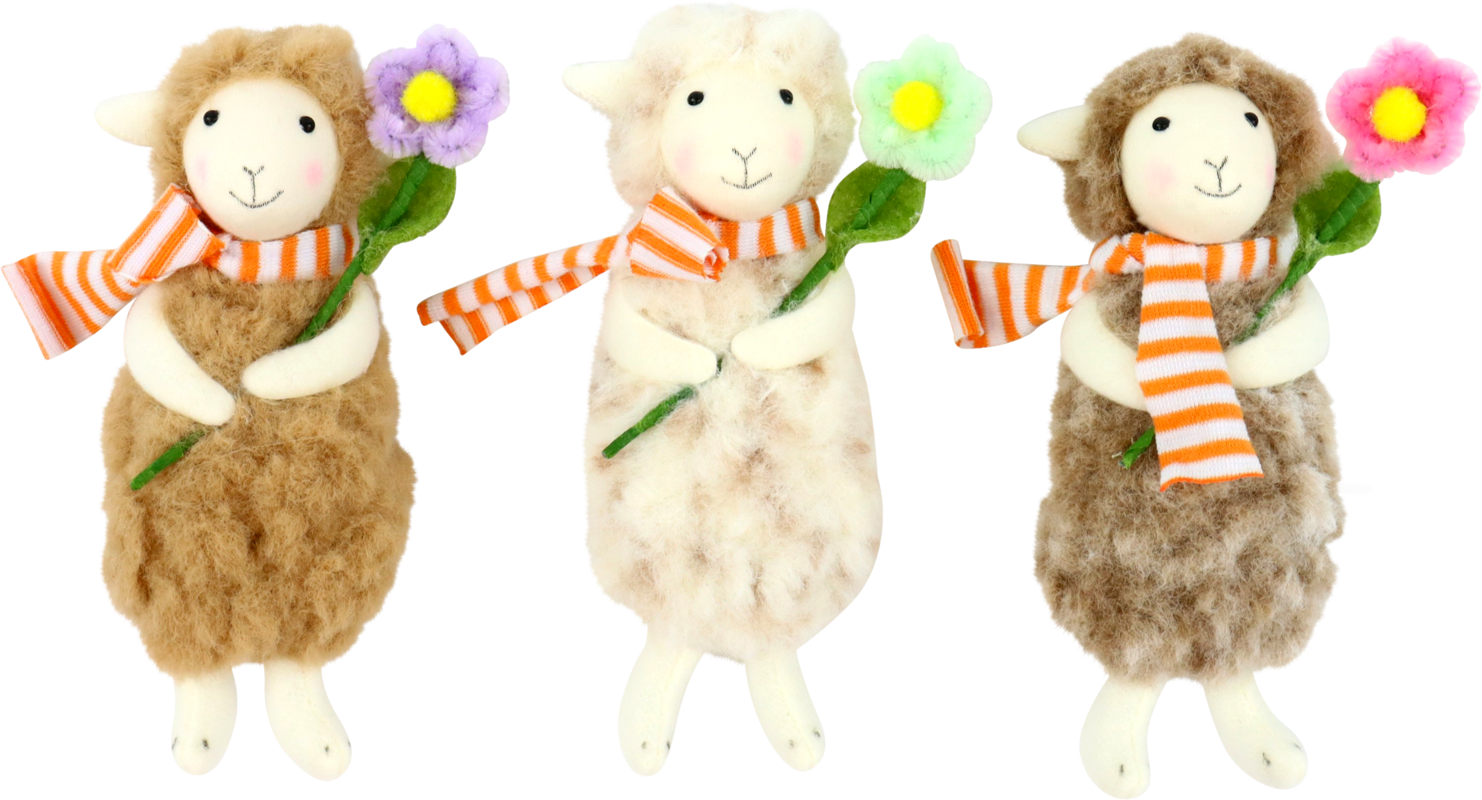 9473 SHEEPS WOOLLY BLOOM  S/3