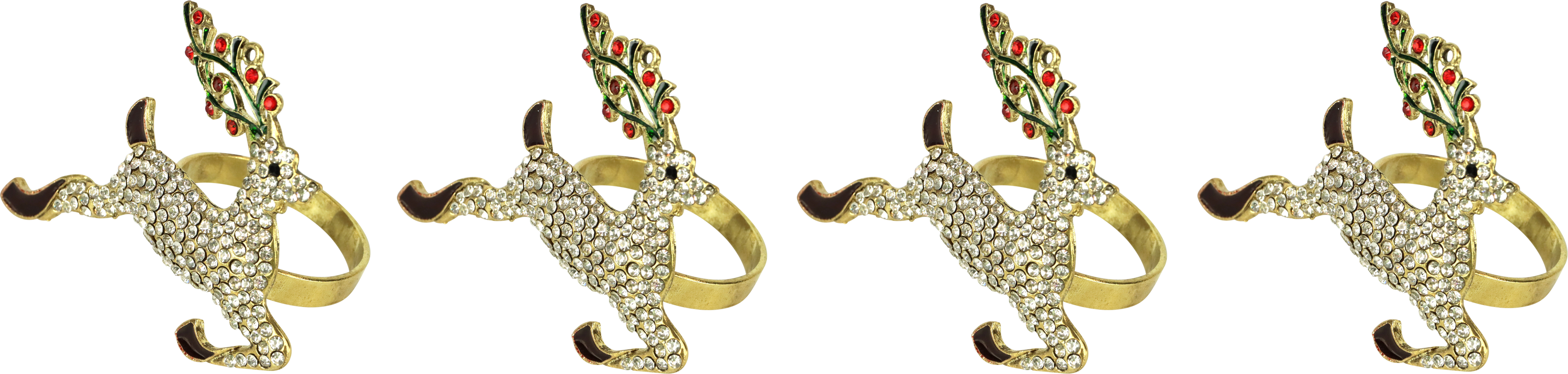 9721 SERVIETTENRINGE HIRSCH  S/4